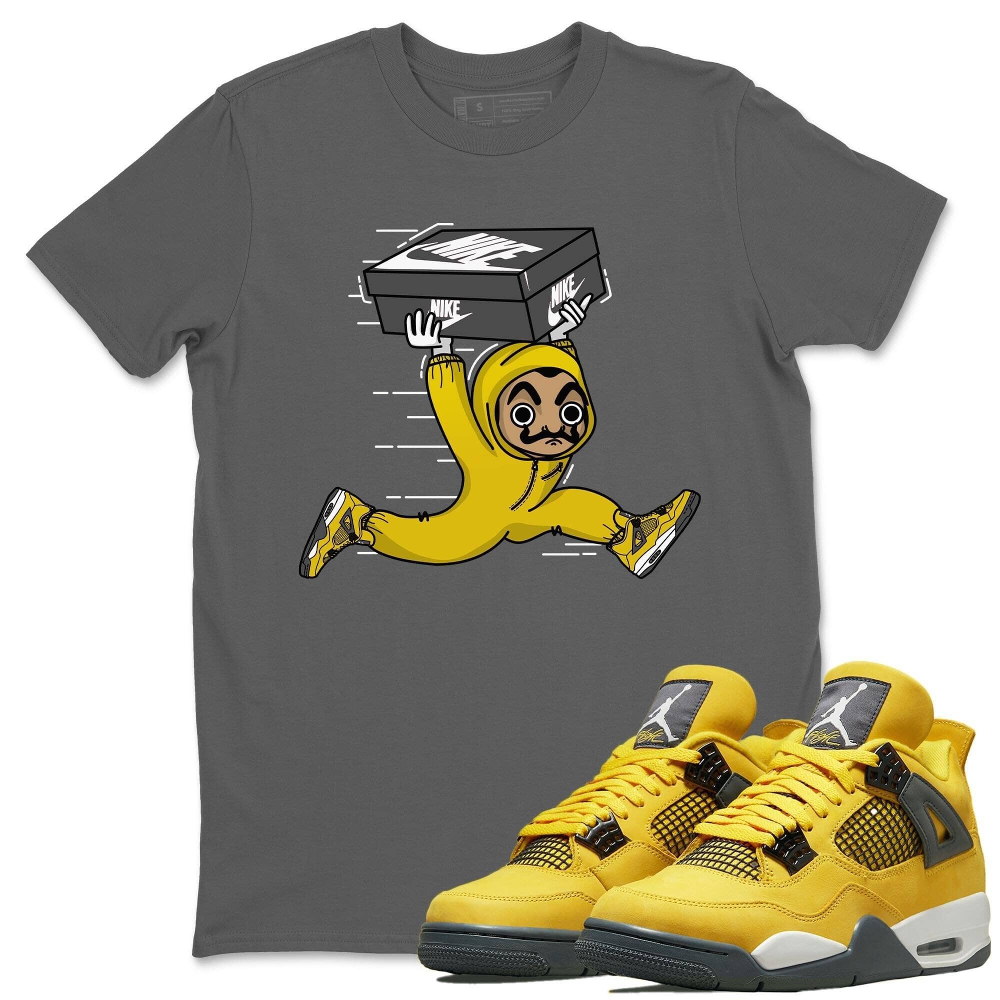 Jordan 4 Lightning Shirt To Match Jordans Sneaker Heist Sneaker Tees Jordan 4 Lightning Drip Gear Zone Sneaker Matching Clothing Unisex Shirts