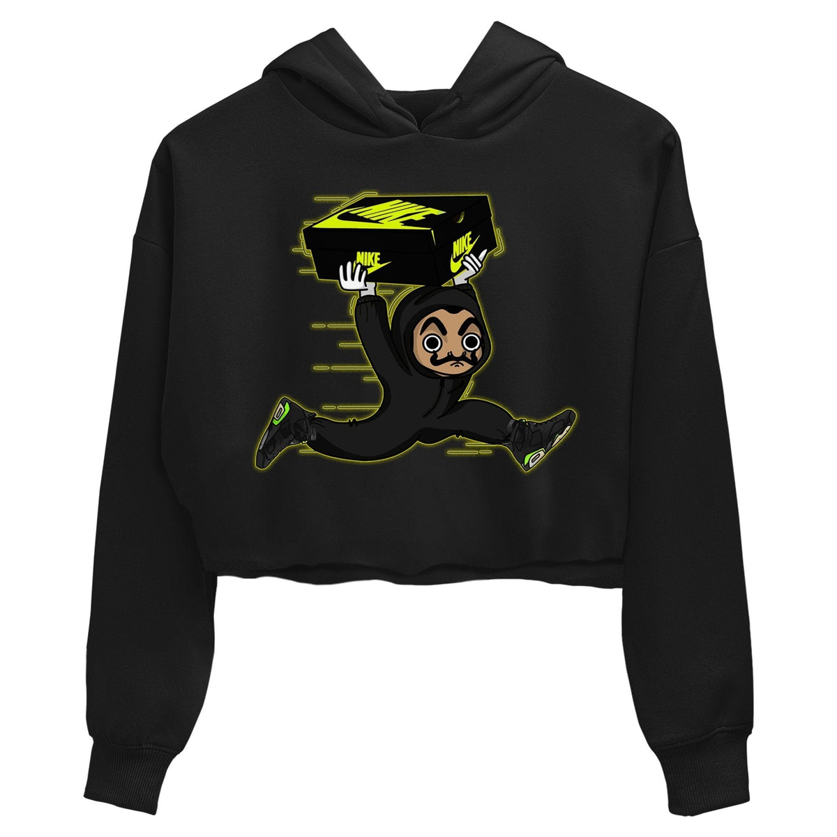 Jordan 6 Electric Green Sneaker Matching T-Shirt Sneaker Heist Sneaker Tees Jordan 6 Electric Green Sneaker Release Tees Women's Shirts