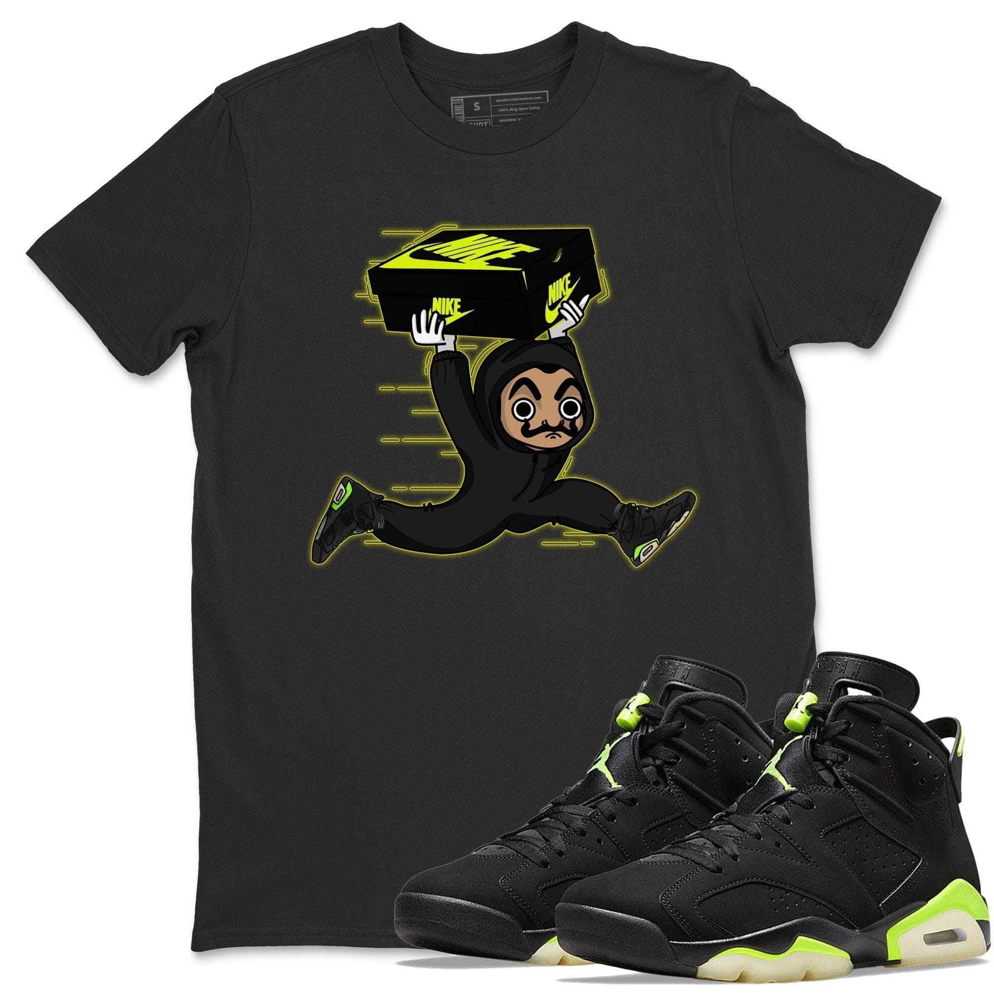 Jordan 6 Electric Green Shirt To Match Jordans Sneaker Heist Sneaker Tees Jordan 6 Electric Green Drip Gear Zone Sneaker Matching Clothing Unisex Shirts