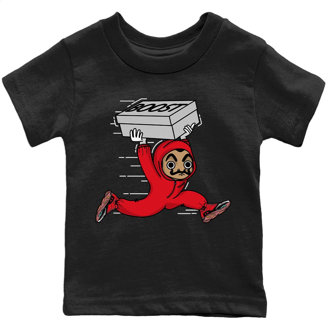 Yeezy 700 Hi-Res Red Shirt To Match Jordans Sneaker Heist Sneaker Tees Yeezy 700 Hi-Res Red Drip Gear Zone Sneaker Matching Clothing Kids Shirts