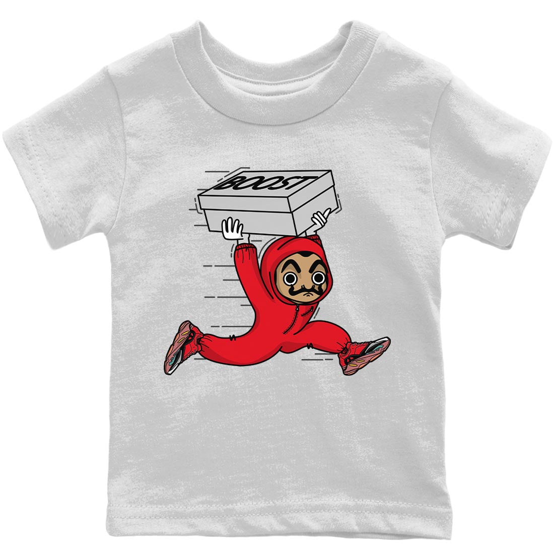 Yeezy 700 Hi-Res Red Shirt To Match Jordans Sneaker Heist Sneaker Tees Yeezy 700 Hi-Res Red Drip Gear Zone Sneaker Matching Clothing Kids Shirts