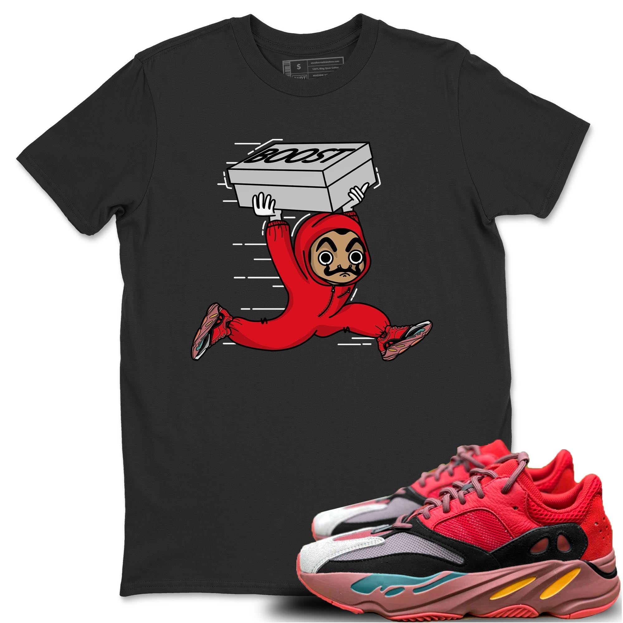 Yeezy 700 Hi-Res Red Shirt To Match Jordans Sneaker Heist Sneaker Tees Yeezy 700 Hi-Res Red Drip Gear Zone Sneaker Matching Clothing Unisex Shirts