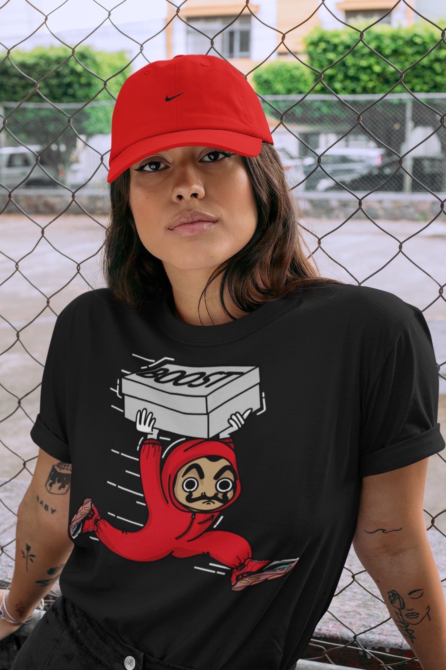 Yeezy 700 Hi-Res Red Shirt To Match Jordans Sneaker Heist Sneaker Tees Yeezy 700 Hi-Res Red Drip Gear Zone Sneaker Matching Clothing Unisex Shirts