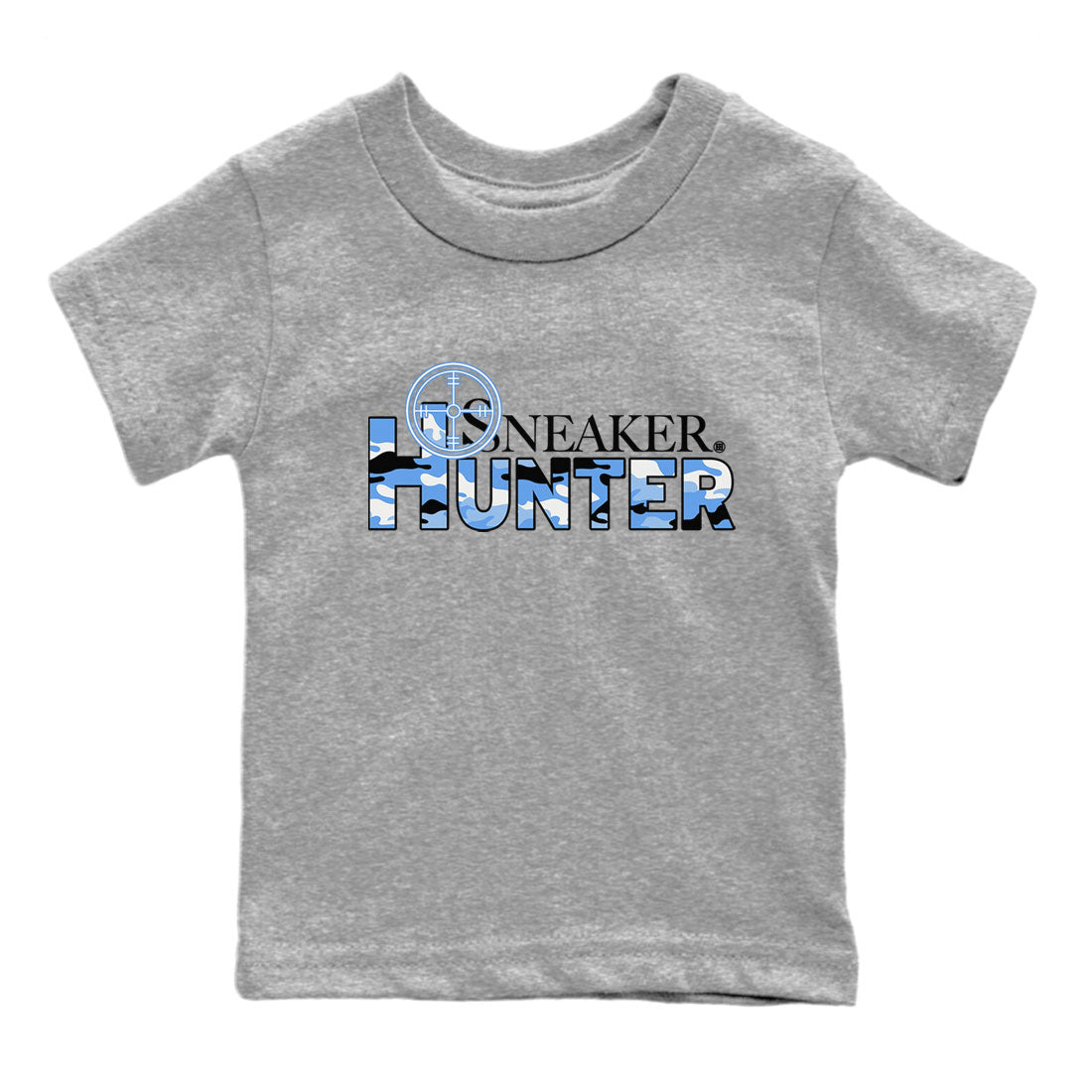 Air Jordan 1 Retro High OG UNC Toe shirt to match jordans Sneaker Hunter Streetwear Sneaker Shirt Air Jordan 1 High OG University Blue Drip Gear Zone Sneaker Matching Clothing Baby Toddler Heather Grey 2 T-Shirt
