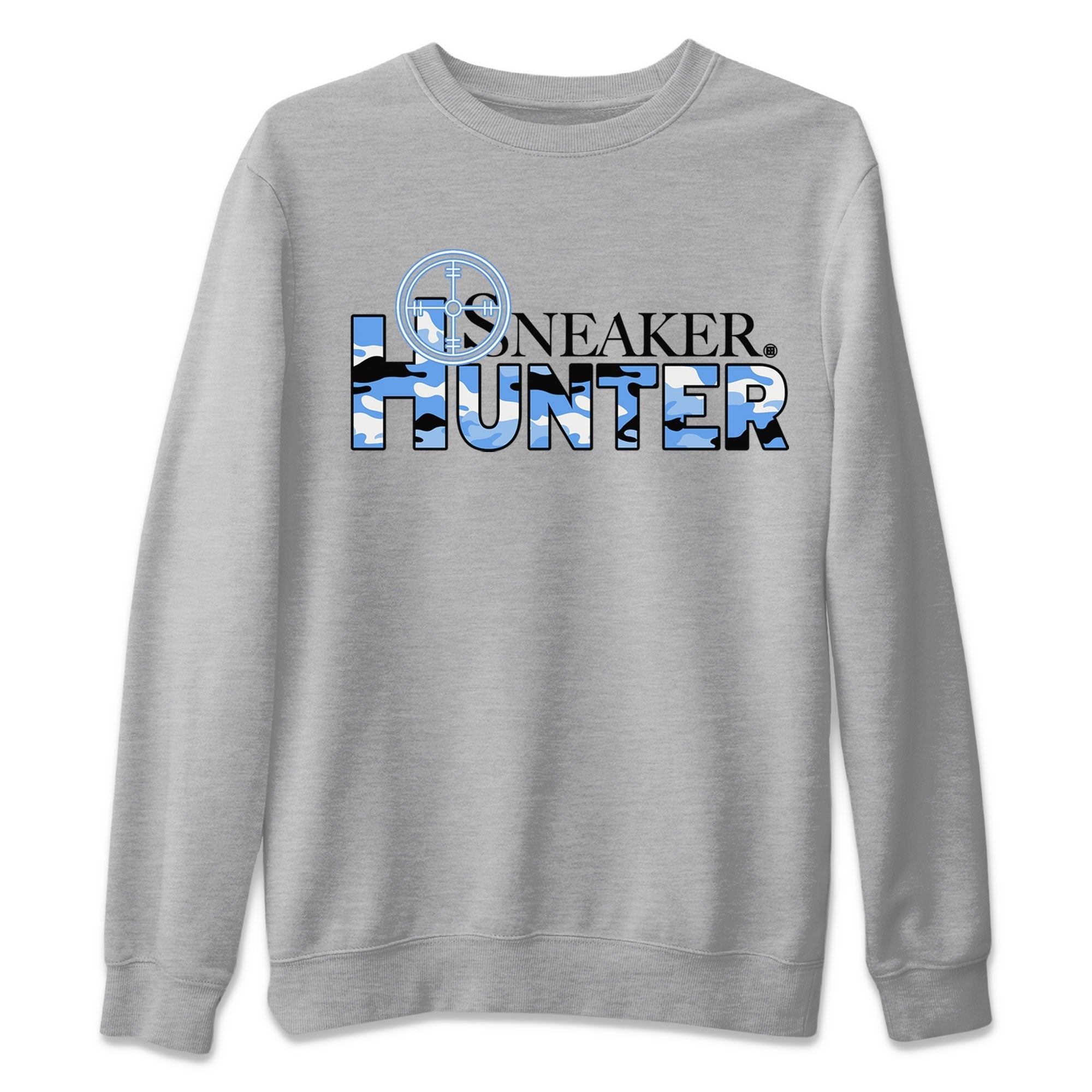 Air Jordan 1 Retro High OG UNC Toe shirt to match jordans Sneaker Hunter Streetwear Sneaker Shirt Air Jordan 1 High OG University Blue Drip Gear Zone Sneaker Matching Clothing Unisex Heather Grey 2 T-Shirt