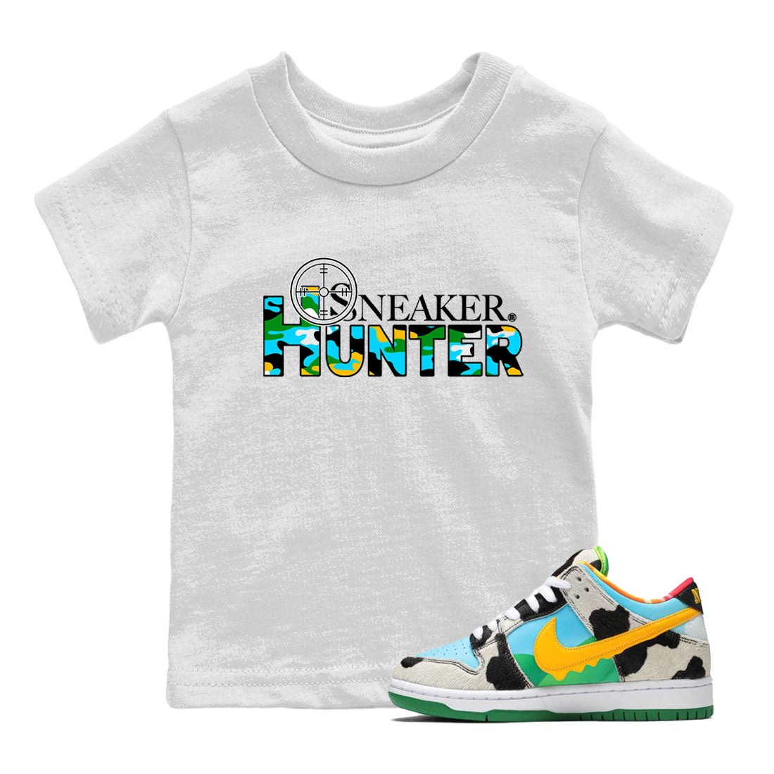 Dunk Chunky Dunky shirt to match jordans Sneaker Hunter Streetwear Sneaker Shirt Dunk Low Ben & Jerry's Chunky Dunky Drip Gear Zone Sneaker Matching Clothing Baby Toddler White 1 T-Shirt