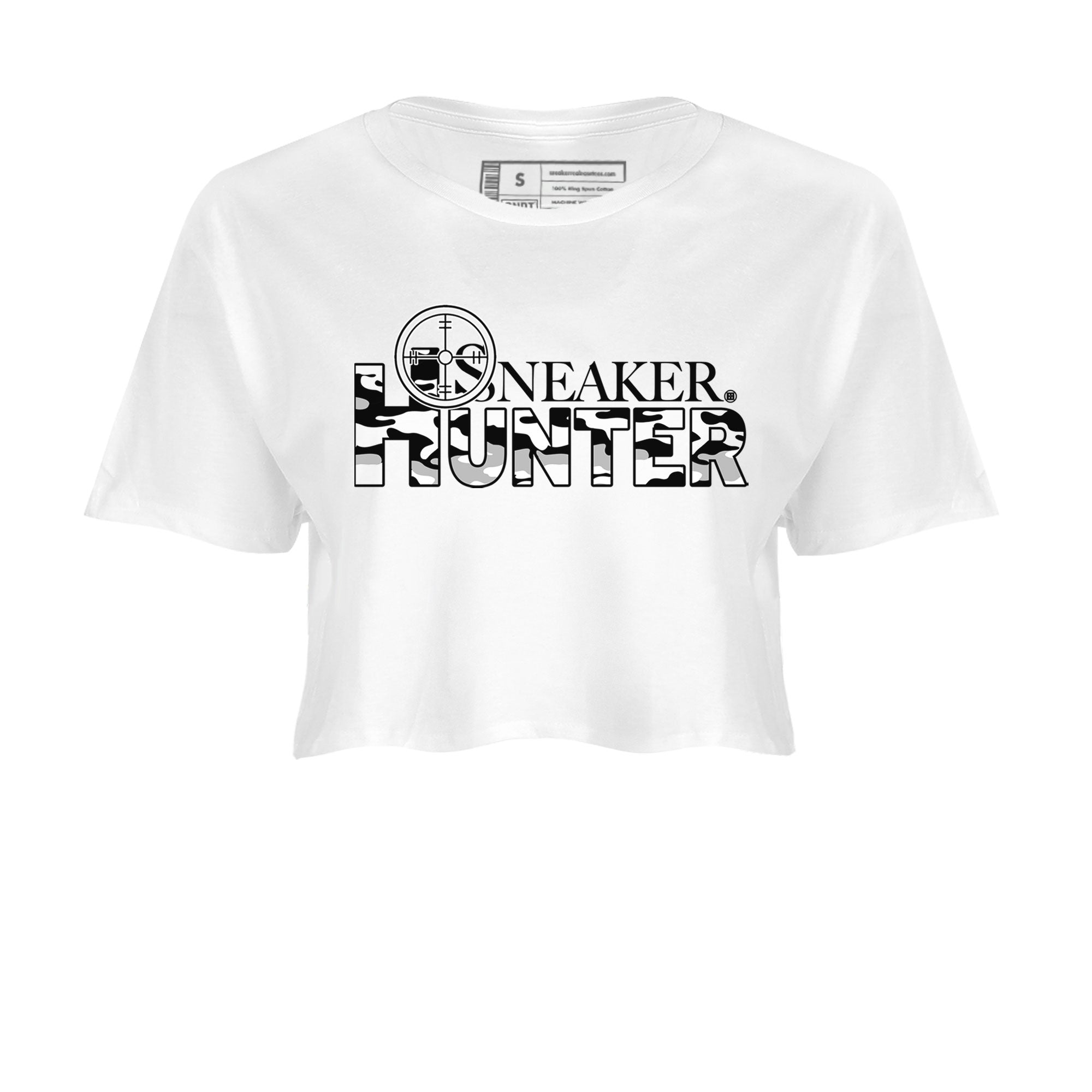 Dunk Panda shirt to match jordans Sneaker Hunter Streetwear Sneaker Shirt Dunk Panda Drip Gear Zone Sneaker Matching Clothing White 2 Crop T-Shirt