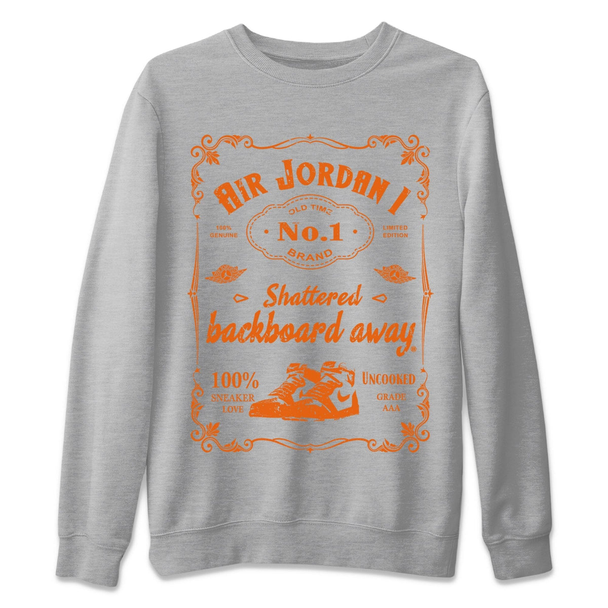 Jordan 1 Shattered Backboard Away Shirt To Match Jordans Sneaker Label Sneaker Tees Jordan 1 Shattered Backboard Away Drip Gear Zone Sneaker Matching Clothing Unisex Shirts