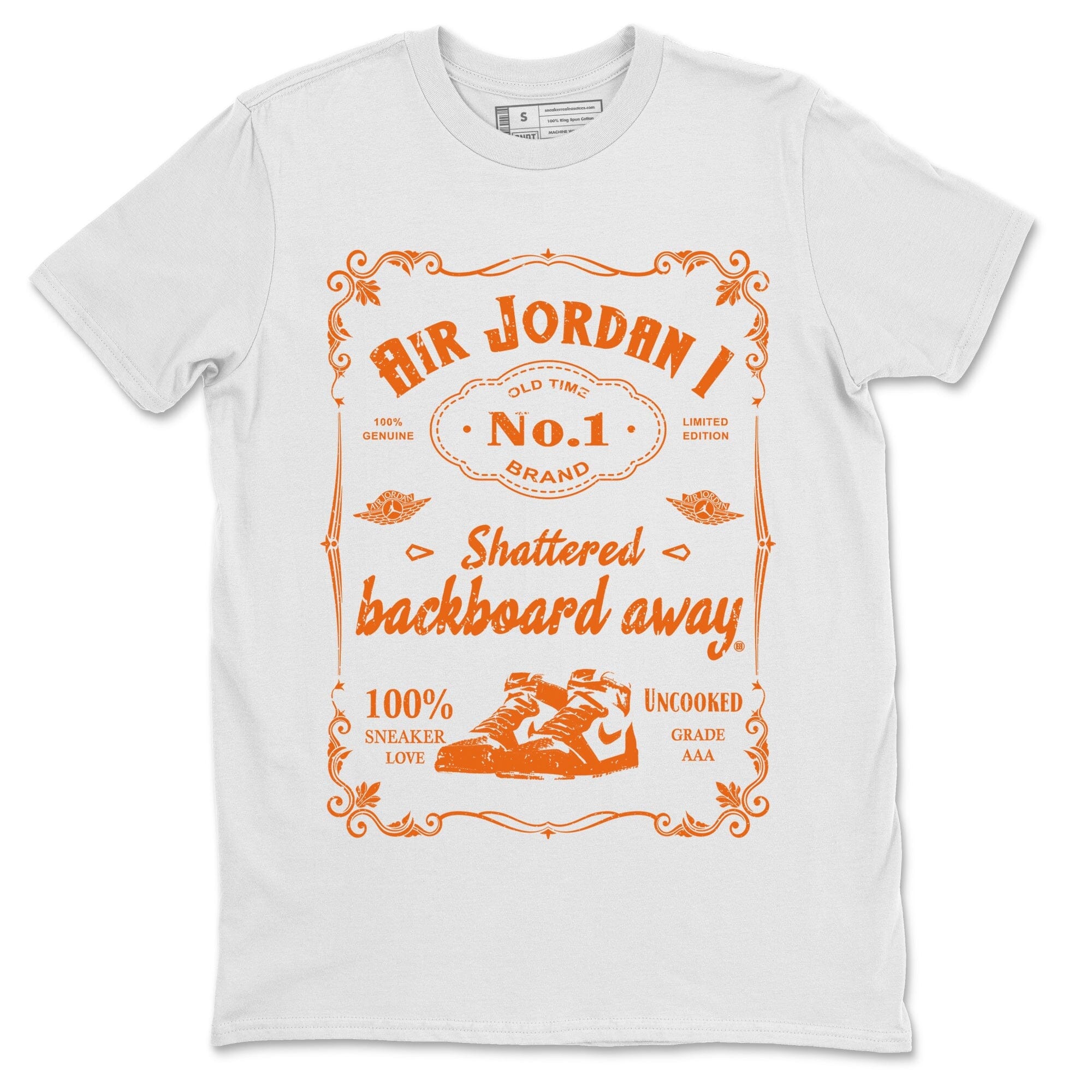Jordan 1 Shattered Backboard Away Shirt To Match Jordans Sneaker Label Sneaker Tees Jordan 1 Shattered Backboard Away Drip Gear Zone Sneaker Matching Clothing Unisex Shirts