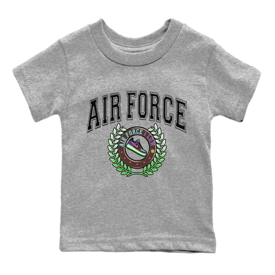 Air Force 1 Undefeated Fauna Brown Sneaker Match Tees Sneaker Letter Sneaker Tees Air Force 1 Undefeated Fauna Brown Jordan to match sneaker T-Shirt Kids Shirts