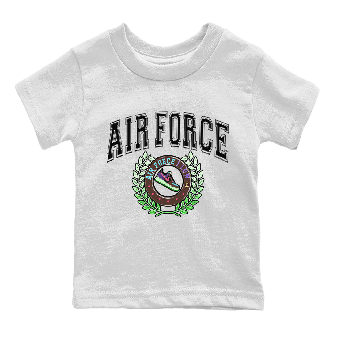 Air Force 1 Undefeated Fauna Brown Sneaker Match Tees Sneaker Letter Sneaker Tees Air Force 1 Undefeated Fauna Brown Jordan to match sneaker T-Shirt Kids Shirts
