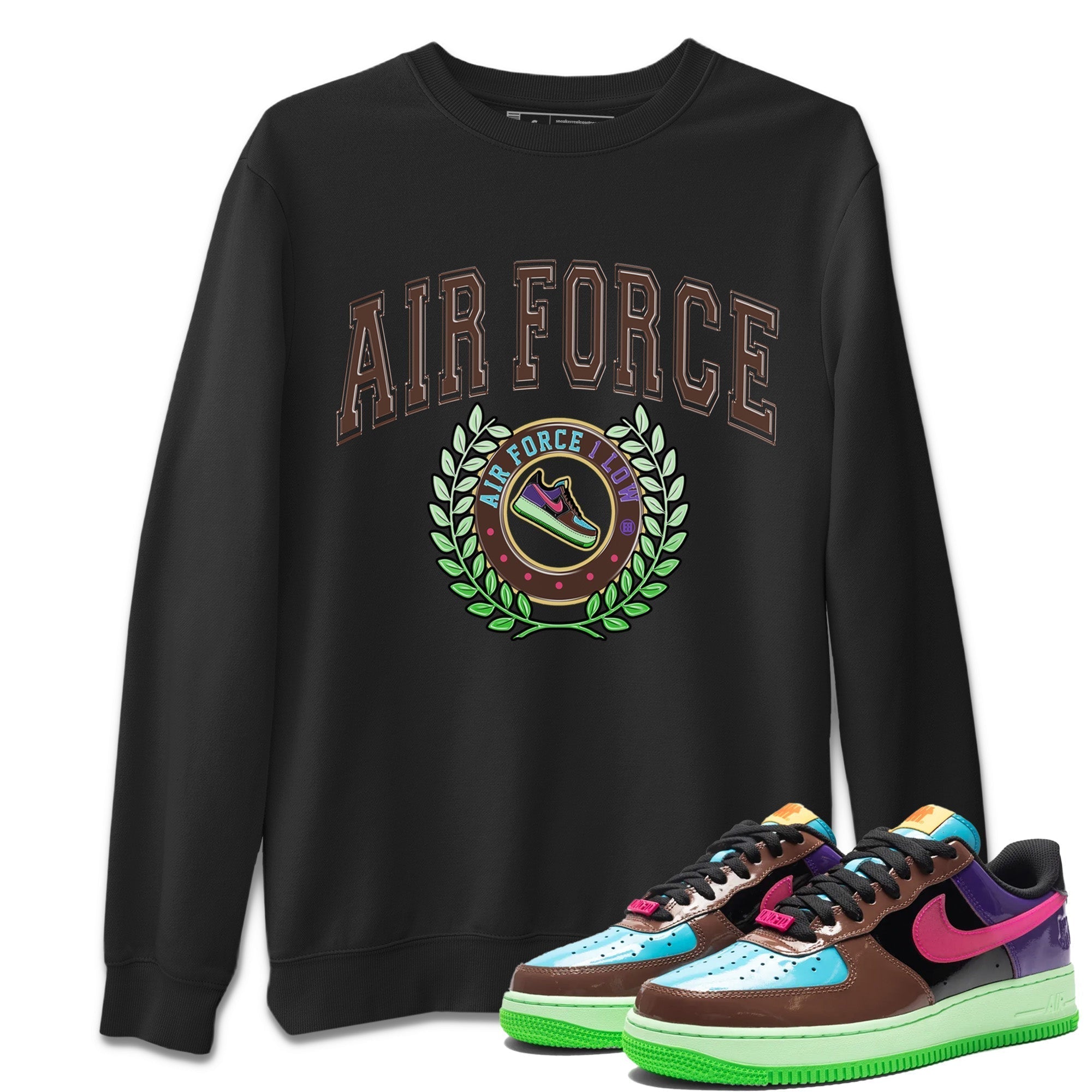 Air Force 1 Undefeated Fauna Brown Sneaker Match Tees Sneaker Letter Sneaker Tees Air Force 1 Undefeated Fauna Brown Jordan to match sneaker T-Shirt Crew Neck Shirts