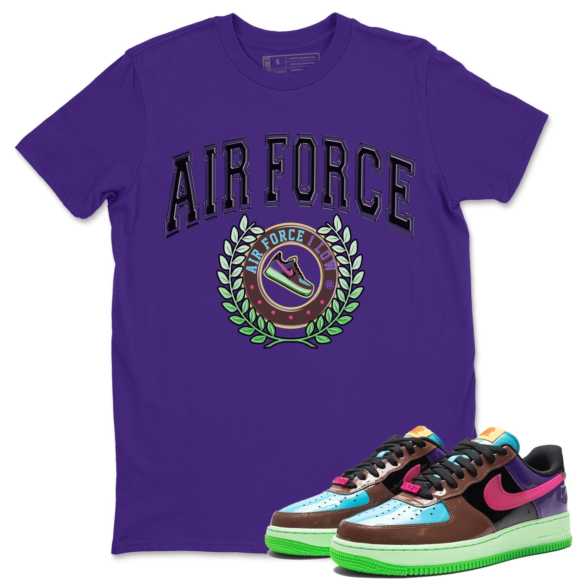 Air Force 1 Undefeated Fauna Brown Sneaker Match Tees Sneaker Letter Sneaker Tees Air Force 1 Undefeated Fauna Brown Jordan to match sneaker T-Shirt Crew Neck Shirts