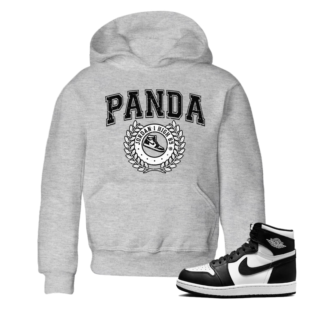 Jordan 1 Black White Sneaker Matching T-Shirt Sneaker Letter Sneaker Tees Jordan 1 Black White Sneaker Release Tees Kids Shirts