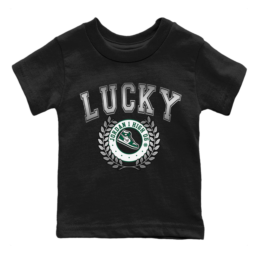Jordan 1 Gorge Green Sneaker Matching T-Shirt Sneaker Letter Sneaker Tees Jordan 1 Gorge Green Sneaker Release Tees Kids Shirts