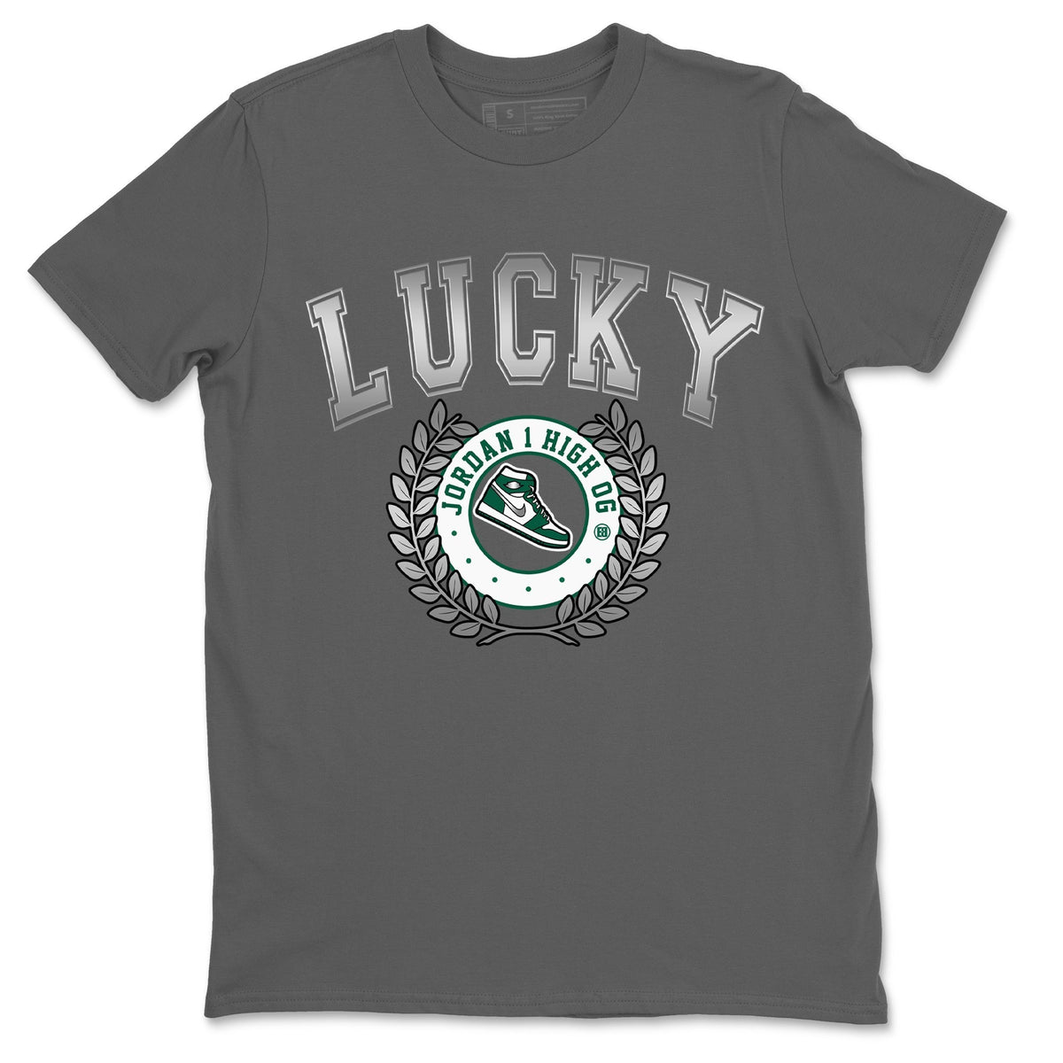 Jordan 1 Gorge Green Sneaker Matching T-Shirt Sneaker Letter Sneaker Tees Jordan 1 Gorge Green Sneaker Release Tees Crew Neck Tees