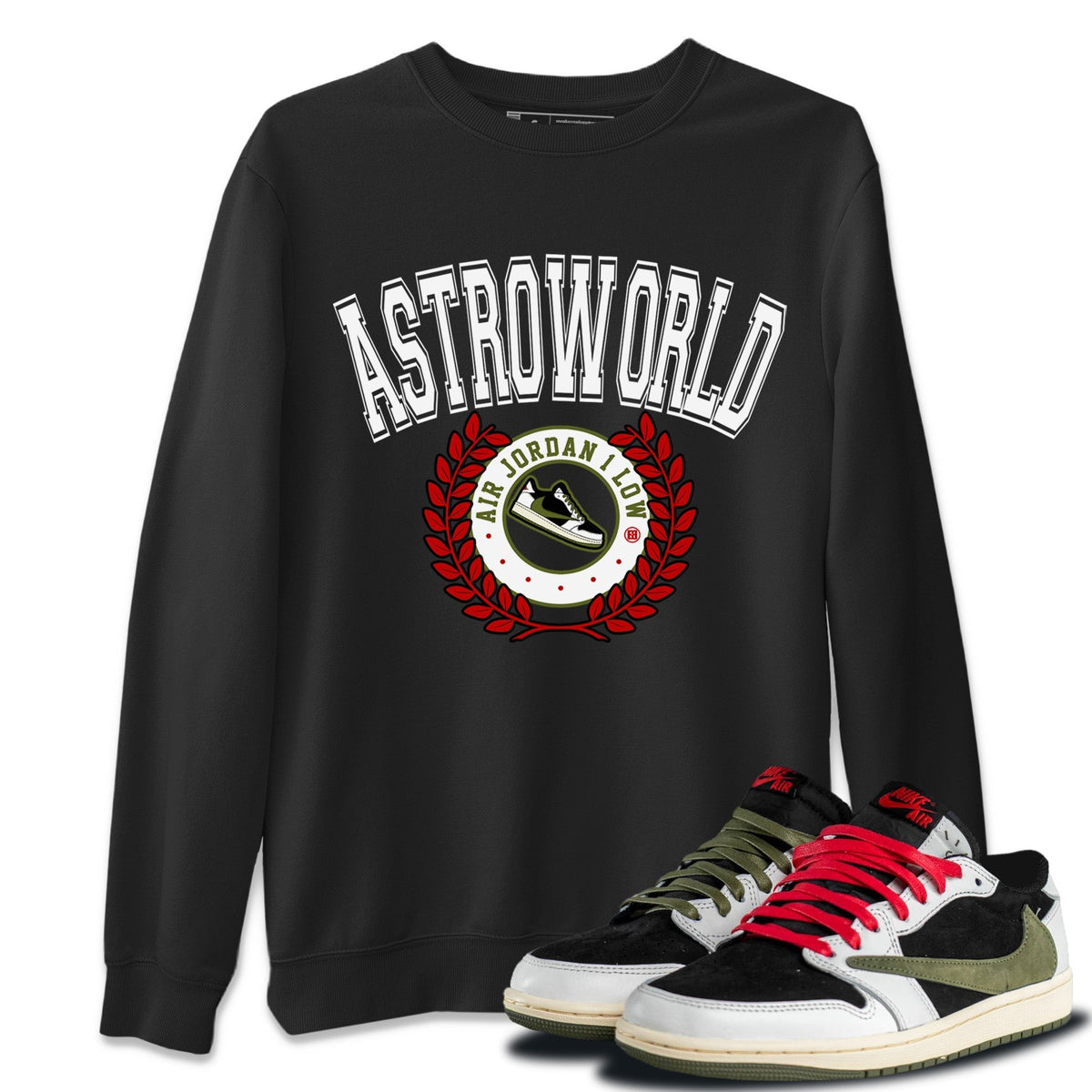 Jordan 1 Travis Scott Olive Shirt To Match Jordans Sneaker Letter Sneaker Tees Jordan 1 Travis Scott Olive Drip Gear Zone Sneaker Matching Clothing Unisex Shirts