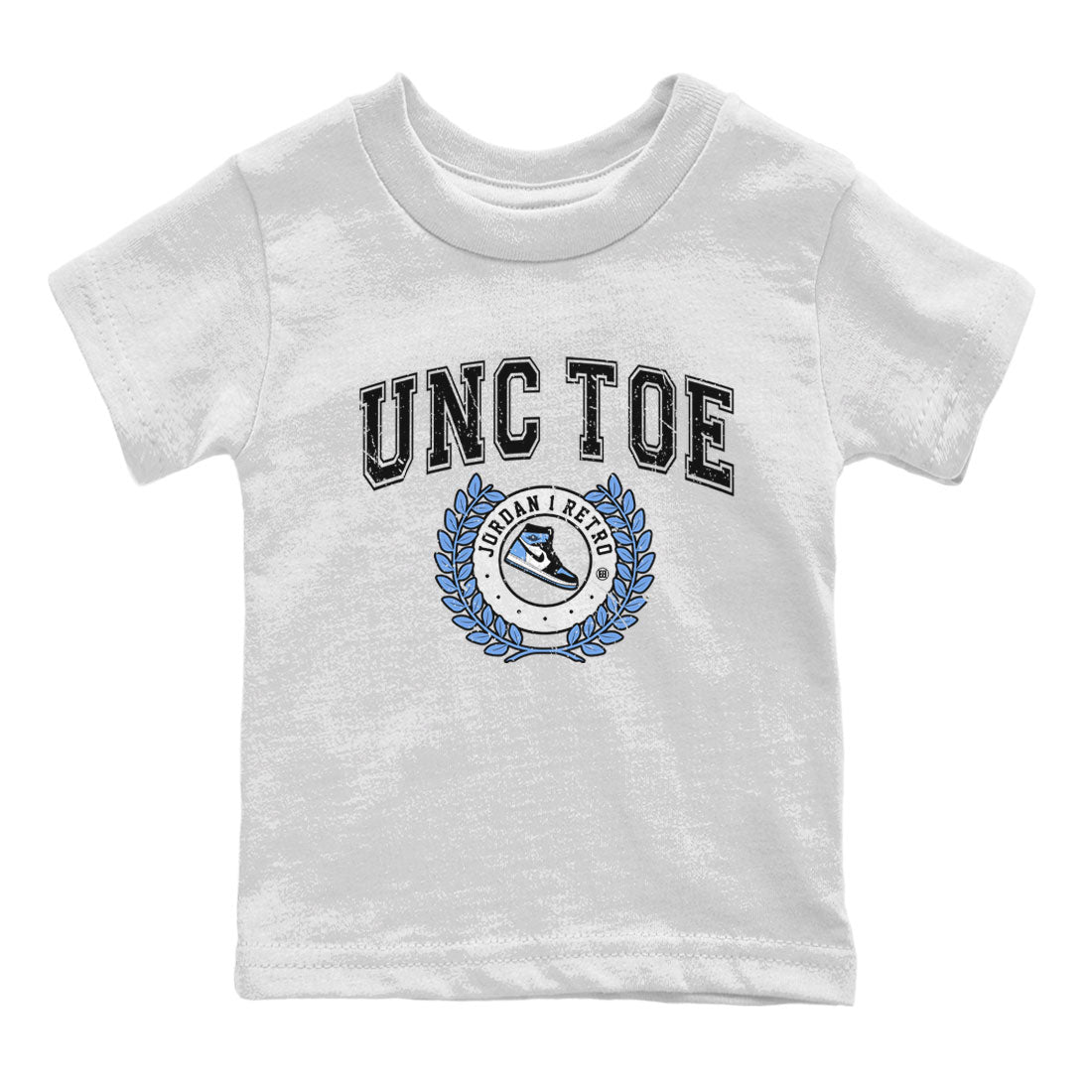 Air Jordan 1 Retro High OG UNC Toe shirt to match jordans Sneaker Letter Streetwear Sneaker Shirt UNC Toe 1s Drip Gear Zone Sneaker Matching Clothing Baby Toddler White 2 T-Shirt