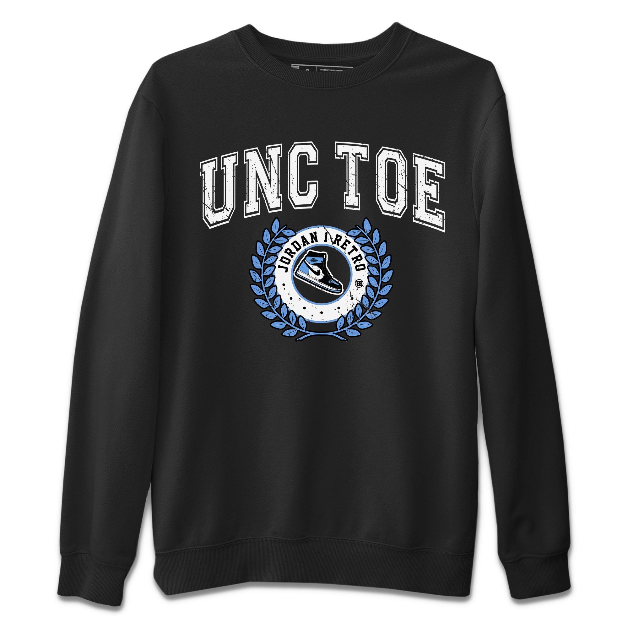 Air Jordan 1 Retro High OG UNC Toe shirt to match jordans Sneaker Letter Streetwear Sneaker Shirt UNC Toe 1s Drip Gear Zone Sneaker Matching Clothing Unisex Black 2 T-Shirt