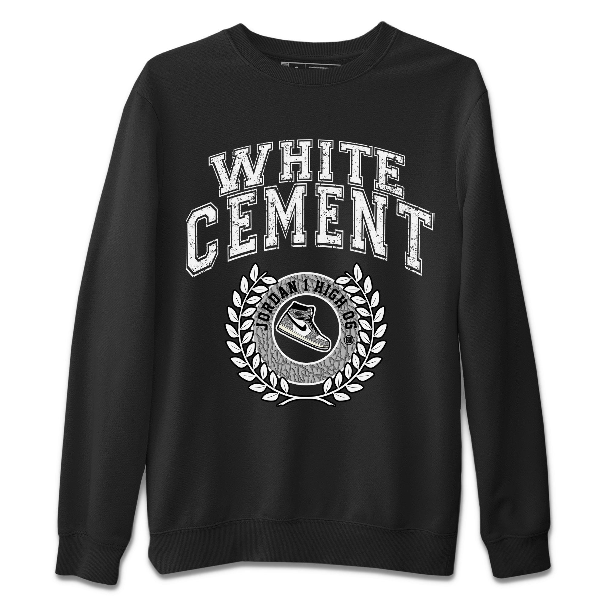 Jordan 1 White Cement Shirt To Match Jordans Sneaker Letter Sneaker Tees Jordan 1 White Cement Drip Gear Zone Sneaker Matching Clothing Unisex Shirts