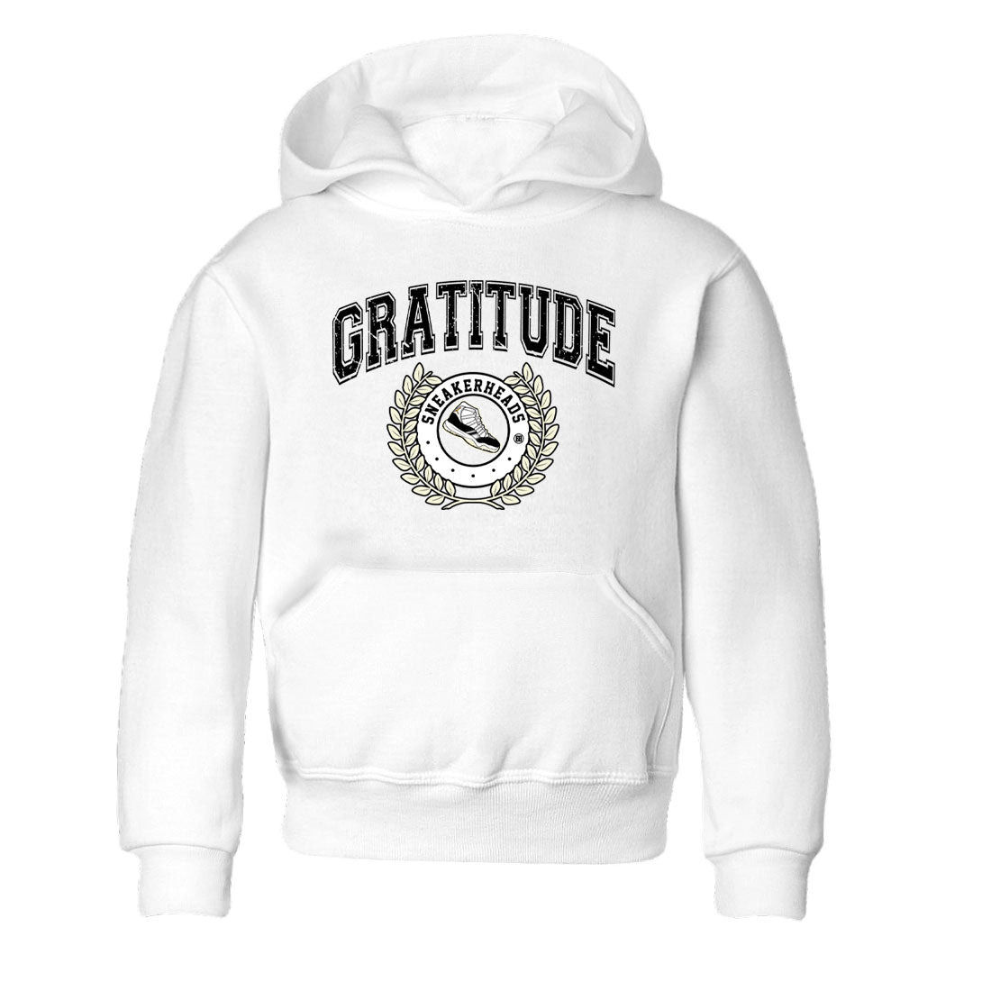 Air Jordan 11 Retro Gratitude shirt to match jordans Sneaker Letter sneaker match tees Air Jordan 11 Gratitude Drip Gear Zone Baby Toddler White 2 T-Shirt