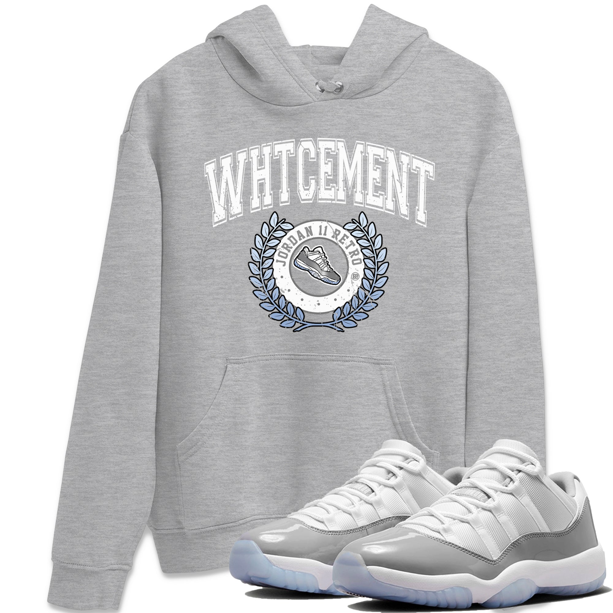 Air Jordan 11 White Cement Sneaker Match Tees Sneaker Letter Streetwear Sneaker Shirt Air Jordan 11 Cement Grey Sneaker Release Tees Unisex Shirts Heather Grey 1