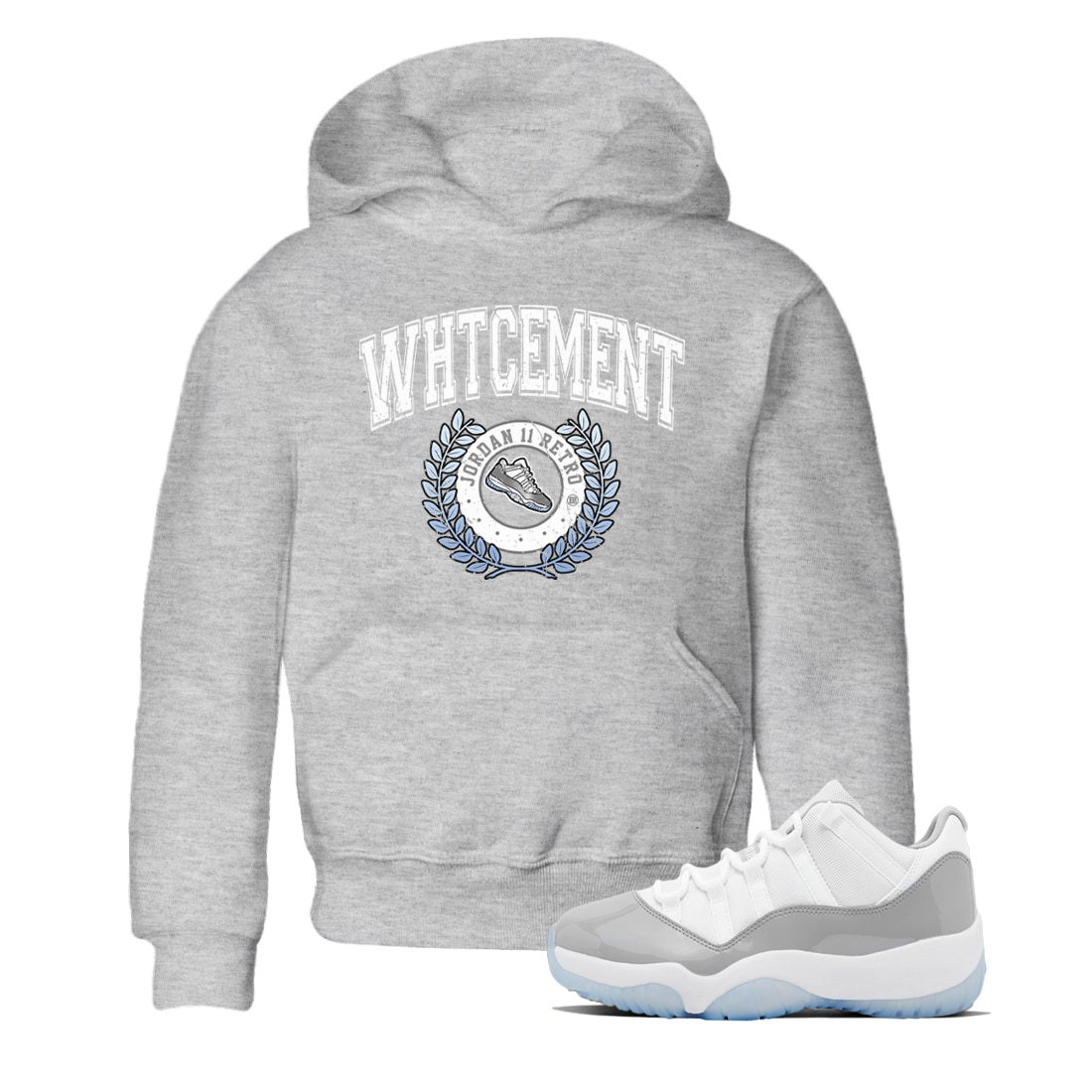 Air Jordan 11 White Cement Sneaker Match Tees Sneaker Letter Streetwear Sneaker Shirt Air Jordan 11 Cement Grey Sneaker Release Tees Kids Shirts Heather Grey 1