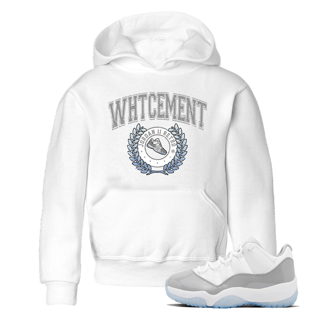 Air Jordan 11 White Cement Sneaker Match Tees Sneaker Letter Streetwear Sneaker Shirt Air Jordan 11 Cement Grey Sneaker Release Tees Kids Shirts White 1