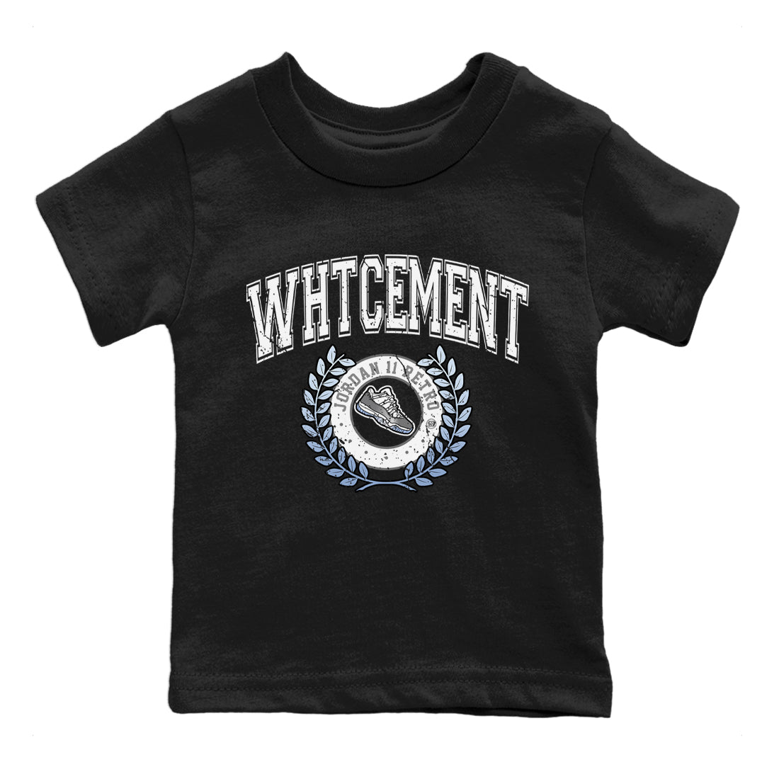 Air Jordan 11 White Cement Sneaker Match Tees Sneaker Letter Streetwear Sneaker Shirt Air Jordan 11 Cement Grey Sneaker Release Tees Kids Shirts Black 2