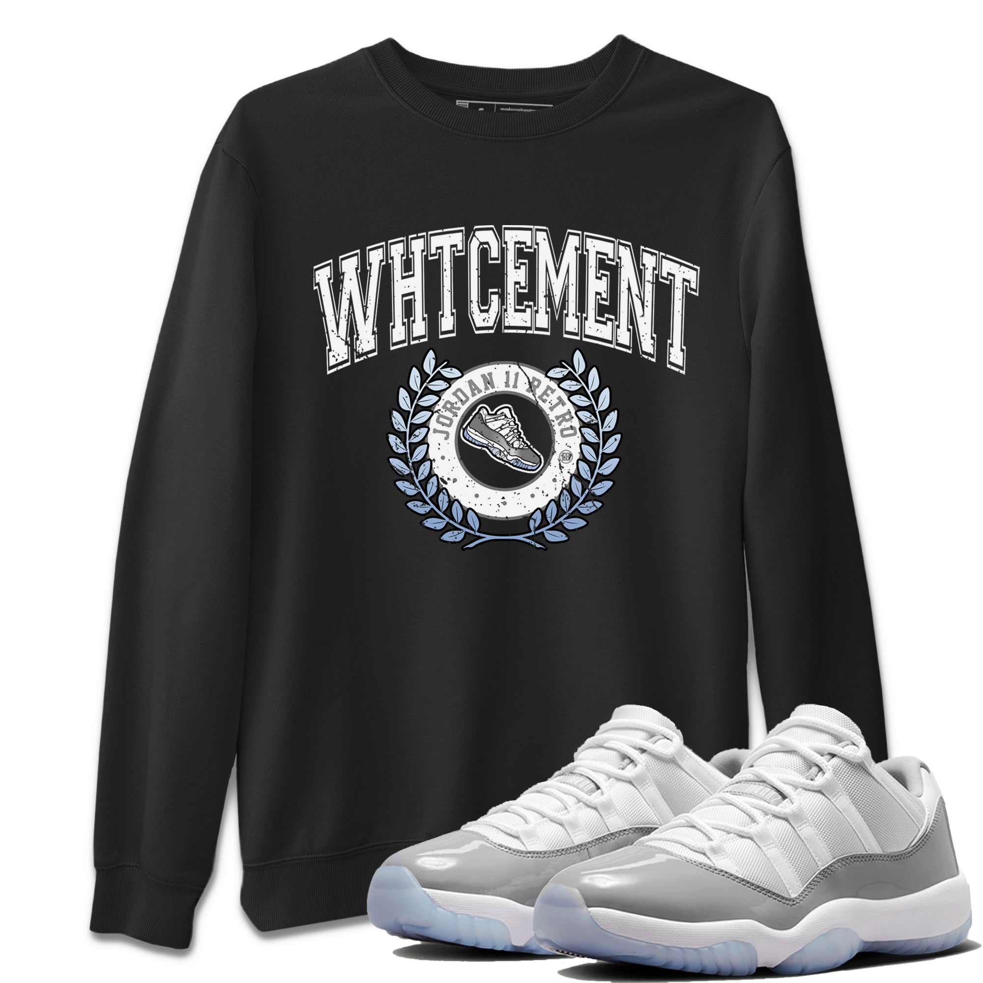 Air Jordan 11 White Cement Sneaker Match Tees Sneaker Letter Streetwear Sneaker Shirt Air Jordan 11 Cement Grey Sneaker Release Tees Unisex Shirts Black 1