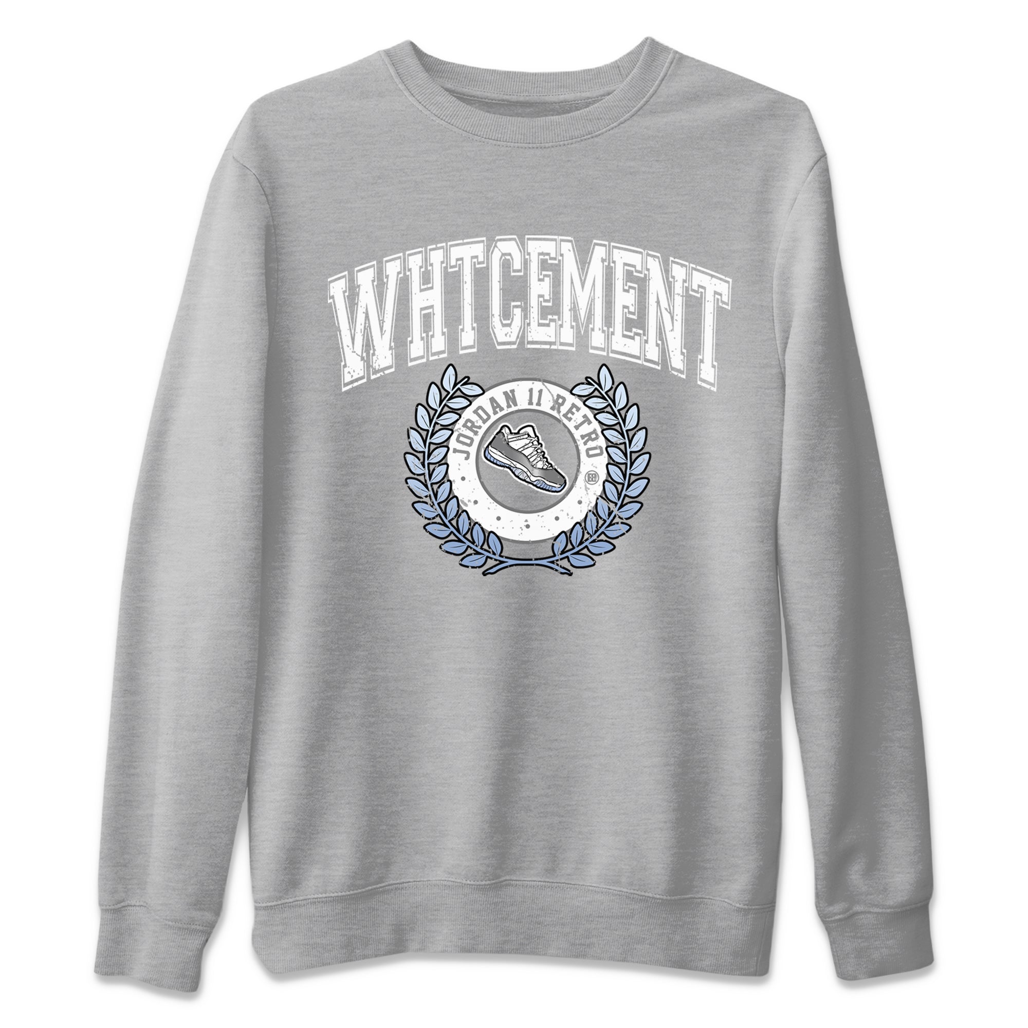 Air Jordan 11 White Cement Sneaker Match Tees Sneaker Letter Streetwear Sneaker Shirt Air Jordan 11 Cement Grey Sneaker Release Tees Unisex Shirts Heather Grey 2