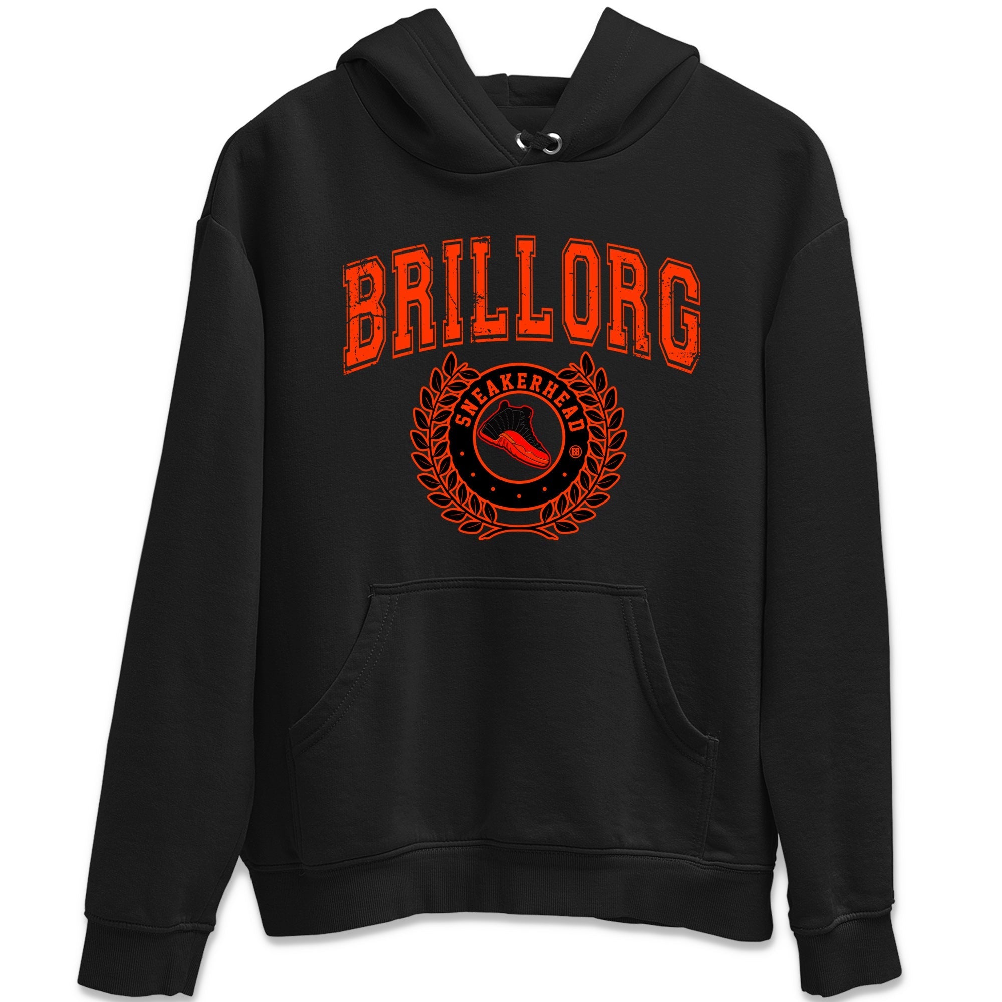 Air Jordan 12 Brilliant Orange Sneaker Match Tees Sneaker Letter Streetwear Sneaker Shirt Air Jordan 12 Orange Sneaker Release Tees Unisex Shirts Black 2