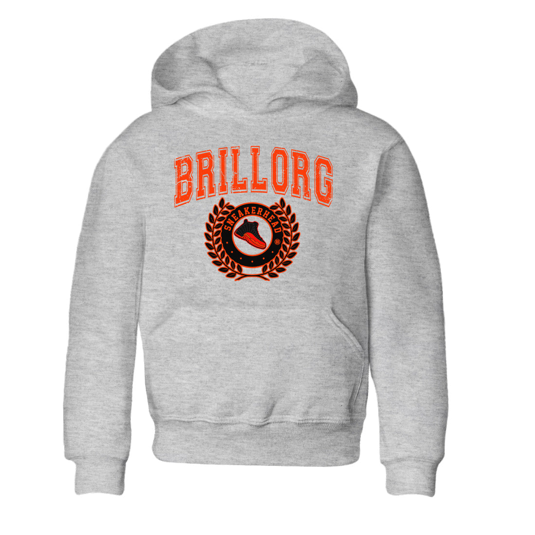 Air Jordan 12 Brilliant Orange Sneaker Match Tees Sneaker Letter Streetwear Sneaker Shirt Air Jordan 12 Orange Sneaker Release Tees Kids Shirts Heather Grey 2