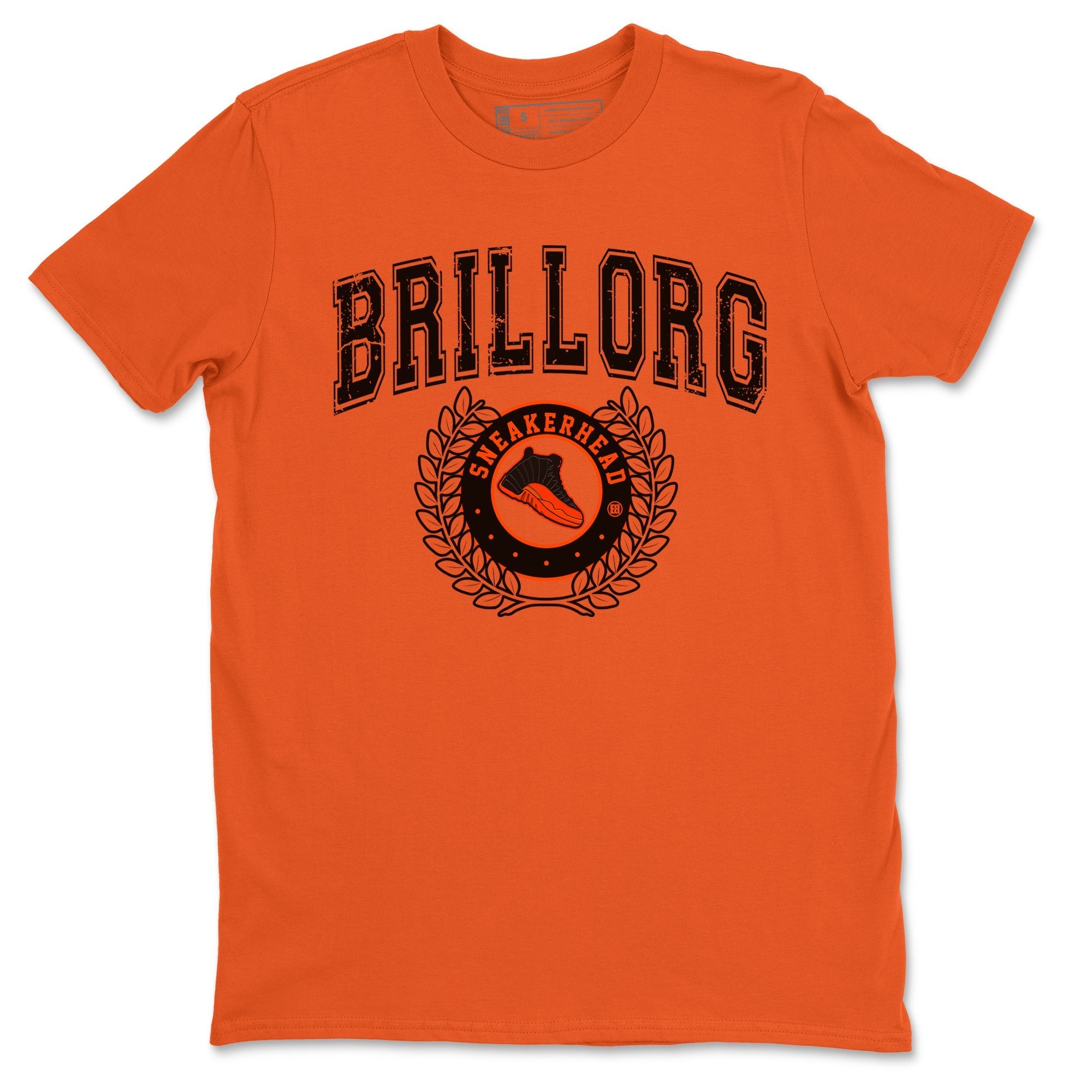 Air Jordan 12 Brilliant Orange Sneaker Match Tees Sneaker Letter Streetwear Sneaker Shirt Air Jordan 12 Orange Sneaker Release Tees Unisex Shirts Orange 2