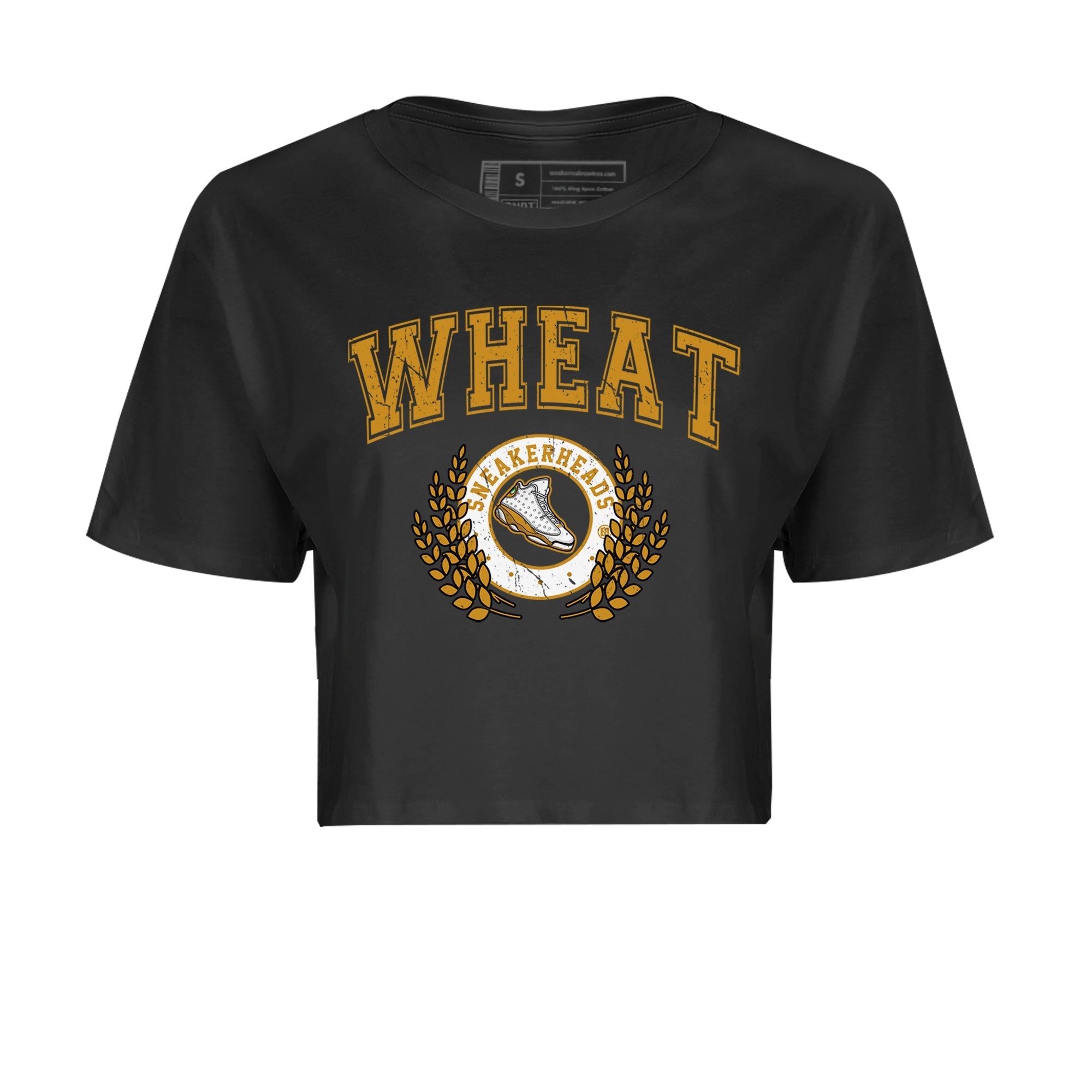 Jordan Retro 13 Wheat Sneaker Matching Tee Sneaker Letter Streetwear Sneaker Shirt Air Jordan 13 Wheat Sneaker Release Tees Women's Shirts Black 2