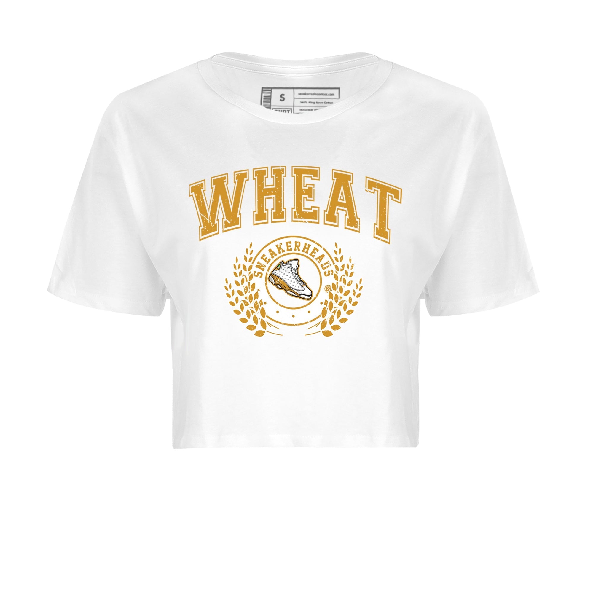 Jordan Retro 13 Wheat Sneaker Matching Tee Sneaker Letter Streetwear Sneaker Shirt Air Jordan 13 Wheat Sneaker Release Tees Women's Shirts White 2