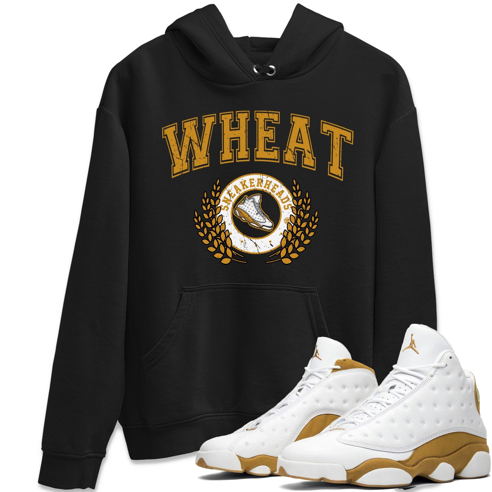 Jordan Retro 13 Wheat Sneaker Matching Tee Sneaker Letter Streetwear Sneaker Shirt Air Jordan 13 Wheat Sneaker Release Tees Unisex Shirts Black 1
