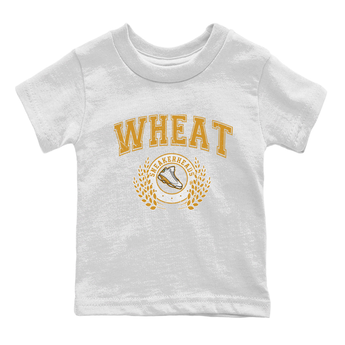 Jordan Retro 13 Wheat Sneaker Matching Tee Sneaker Letter Streetwear Sneaker Shirt Air Jordan 13 Wheat Sneaker Release Tees Kids Shirts White 2