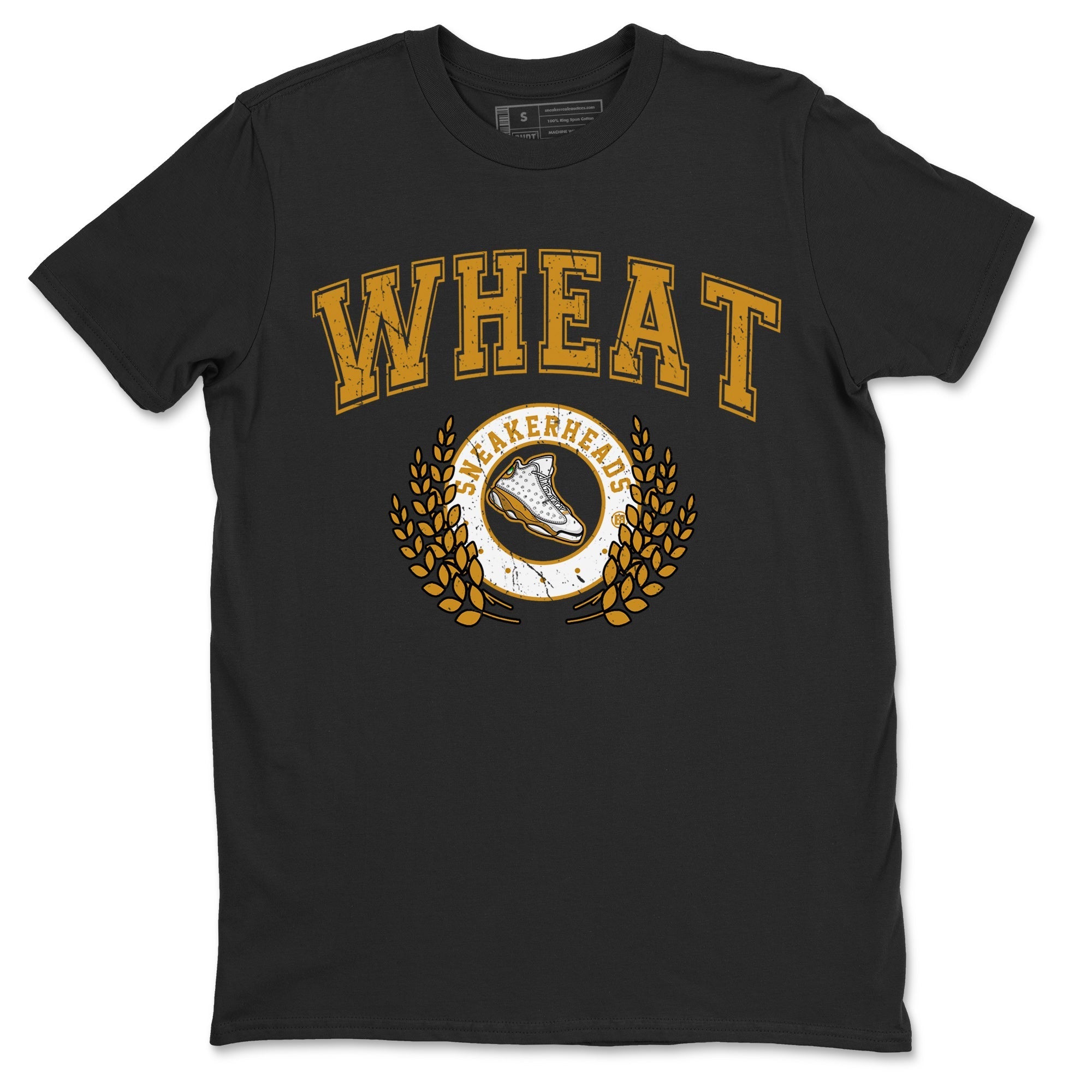 Jordan Retro 13 Wheat Sneaker Matching Tee Sneaker Letter Streetwear Sneaker Shirt Air Jordan 13 Wheat Sneaker Release Tees Unisex Shirts Black 2