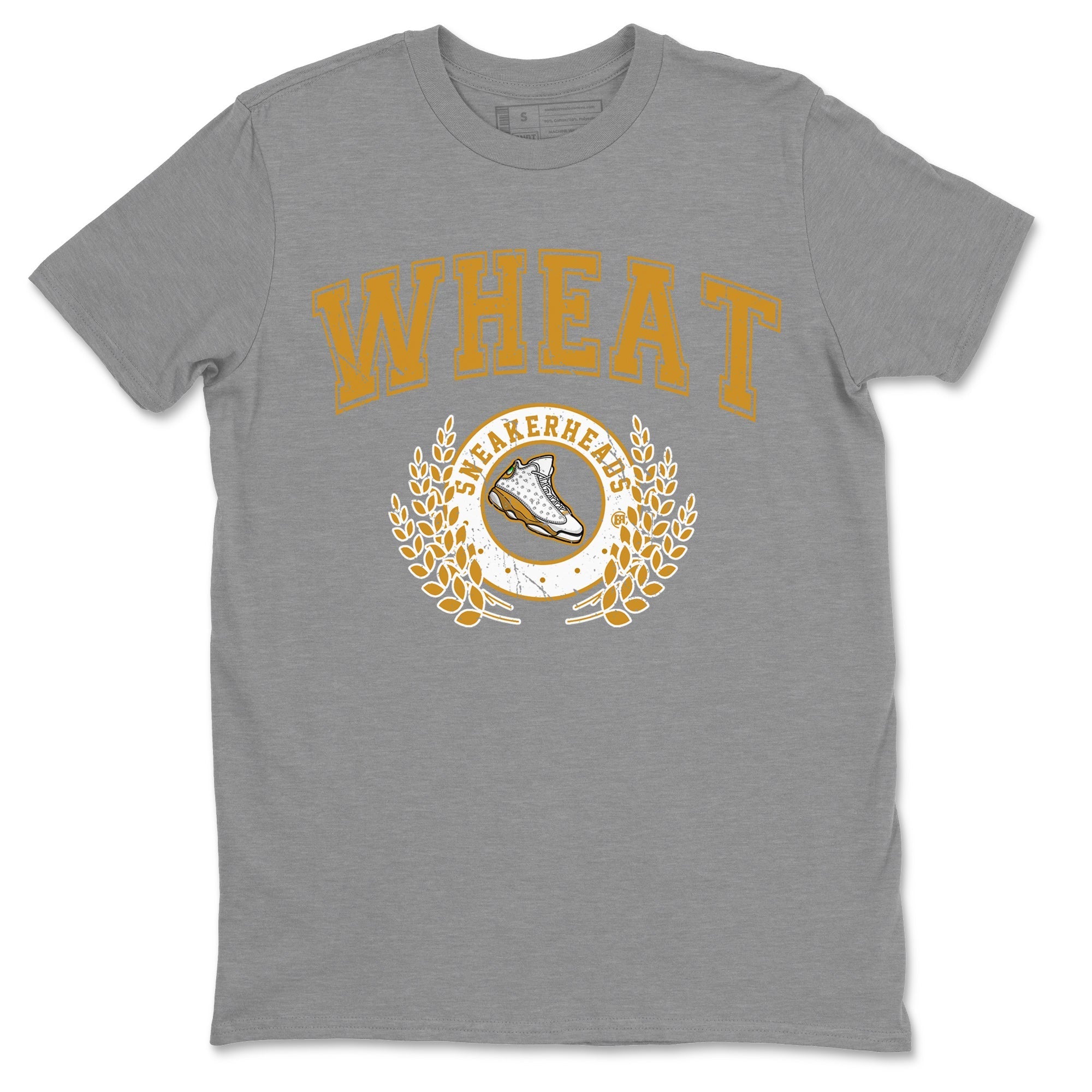 Jordan Retro 13 Wheat Sneaker Matching Tee Sneaker Letter Streetwear Sneaker Shirt Air Jordan 13 Wheat Sneaker Release Tees Unisex Shirts Heather Grey 2