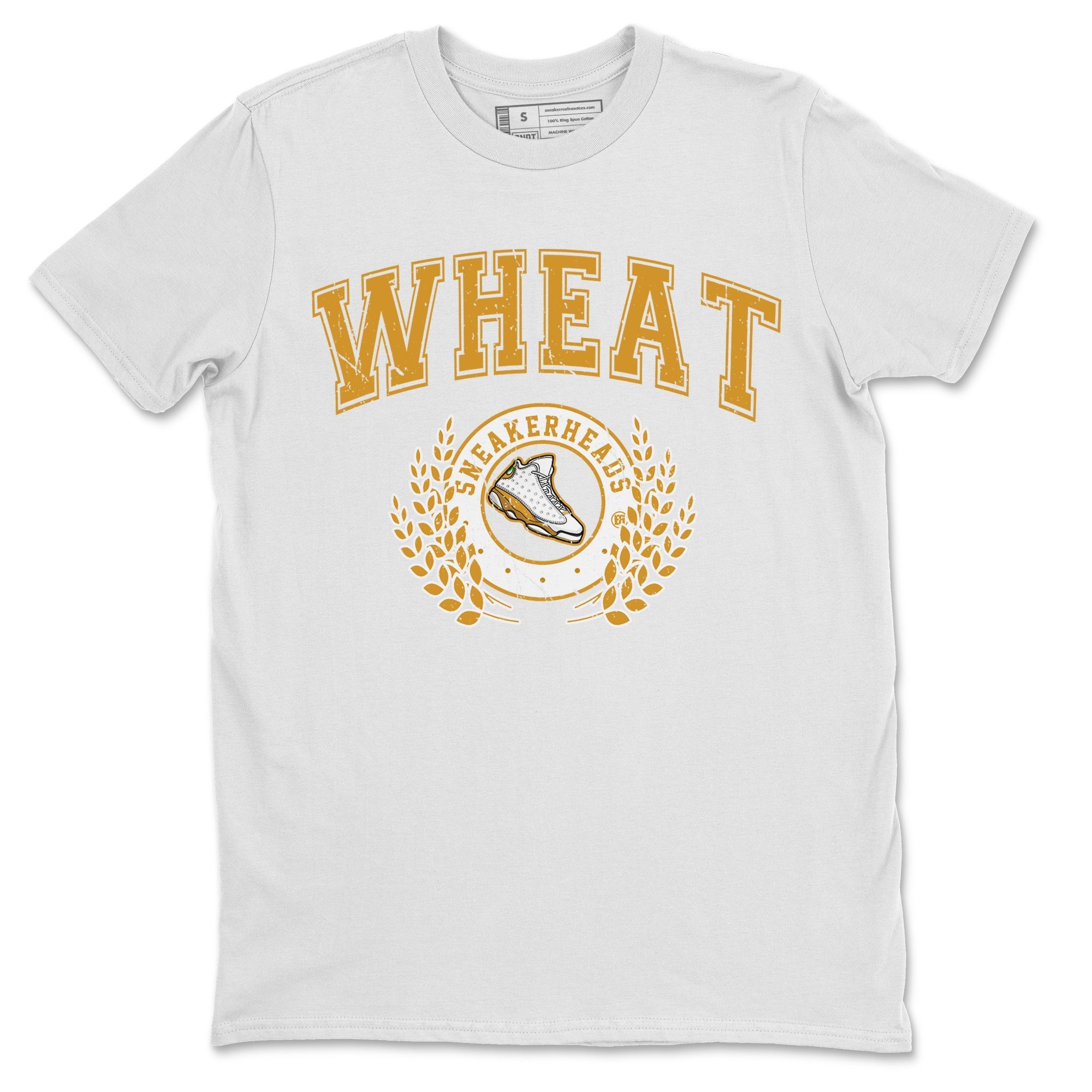 Jordan Retro 13 Wheat Sneaker Matching Tee Sneaker Letter Streetwear Sneaker Shirt Air Jordan 13 Wheat Sneaker Release Tees Unisex Shirts White 2