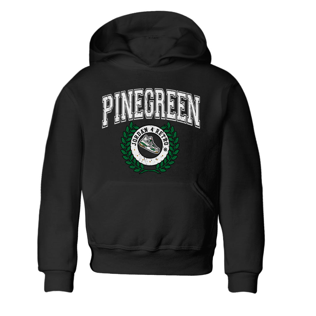 Air Jordan 4 Pine Green Sneaker Match Tees Sneaker Letter Streetwear Sneaker Shirt Nike SB Air Jordan 4 Pine Green Sneaker Release Tees Kids Shirts Black 2