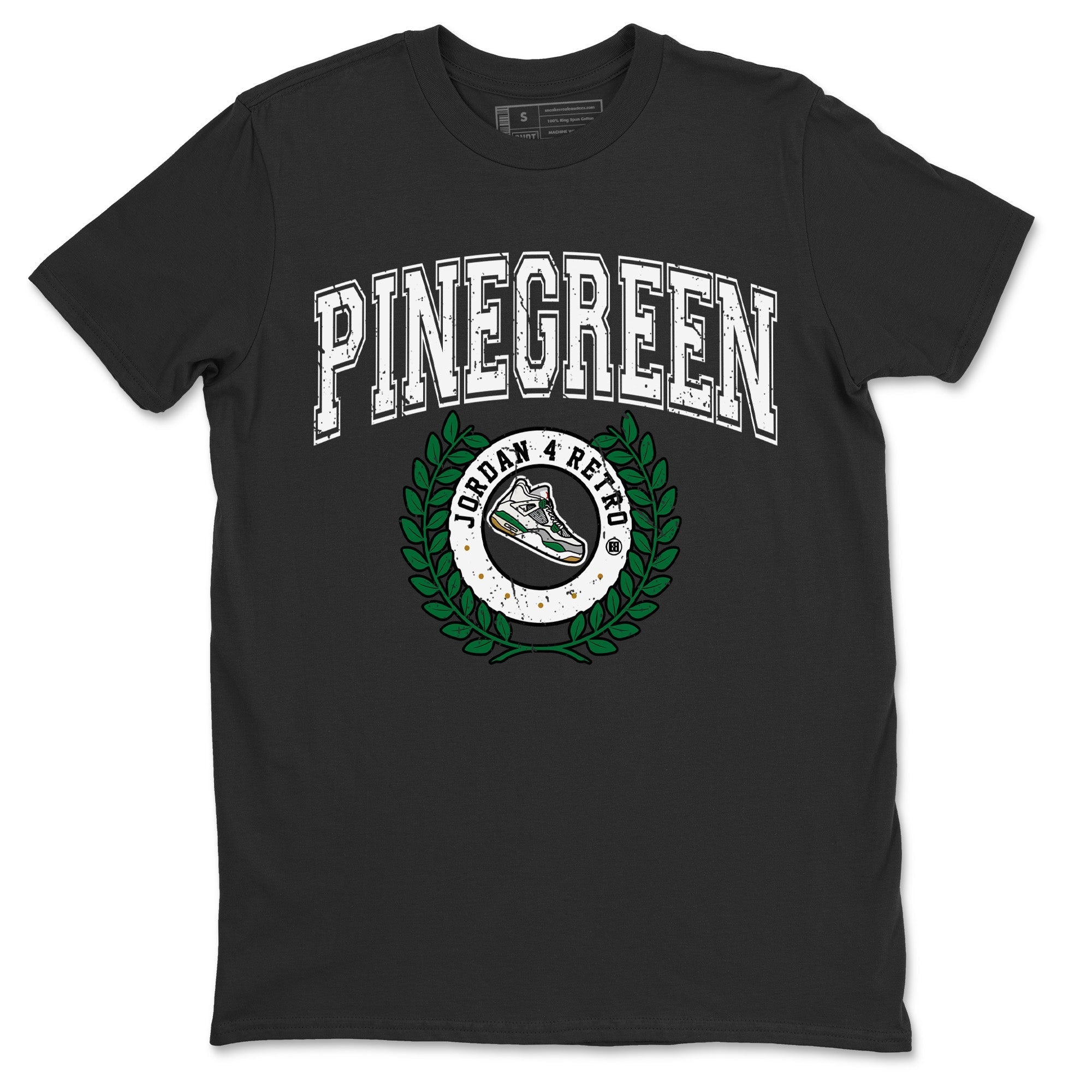 Air Jordan 4 Pine Green Sneaker Match Tees Sneaker Letter Streetwear Sneaker Shirt Nike SB Air Jordan 4 Pine Green Sneaker Release Tees Unisex Shirts Black 2
