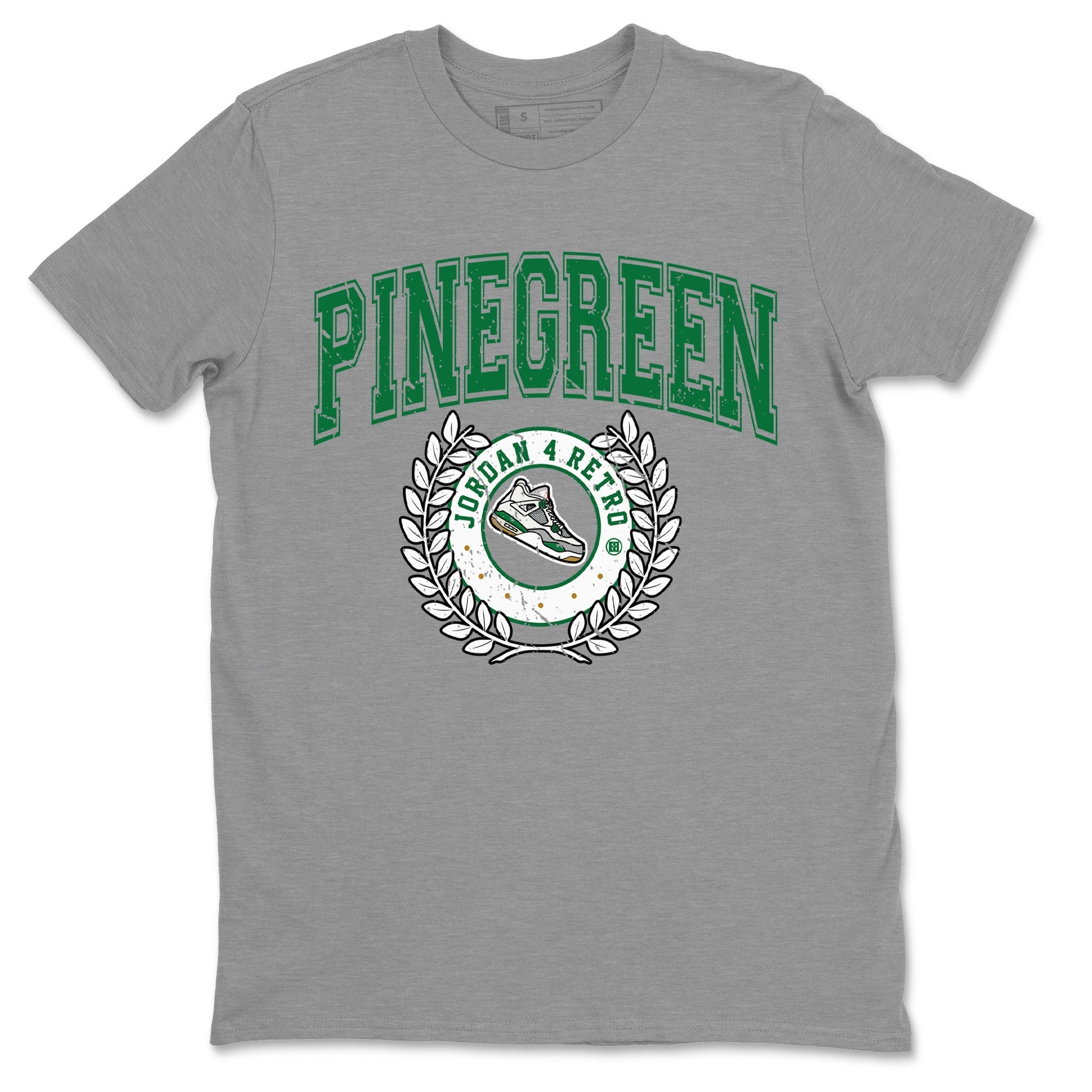 Air Jordan 4 Pine Green Sneaker Match Tees Sneaker Letter Streetwear Sneaker Shirt Nike SB Air Jordan 4 Pine Green Sneaker Release Tees Unisex Shirts Heather Grey 2