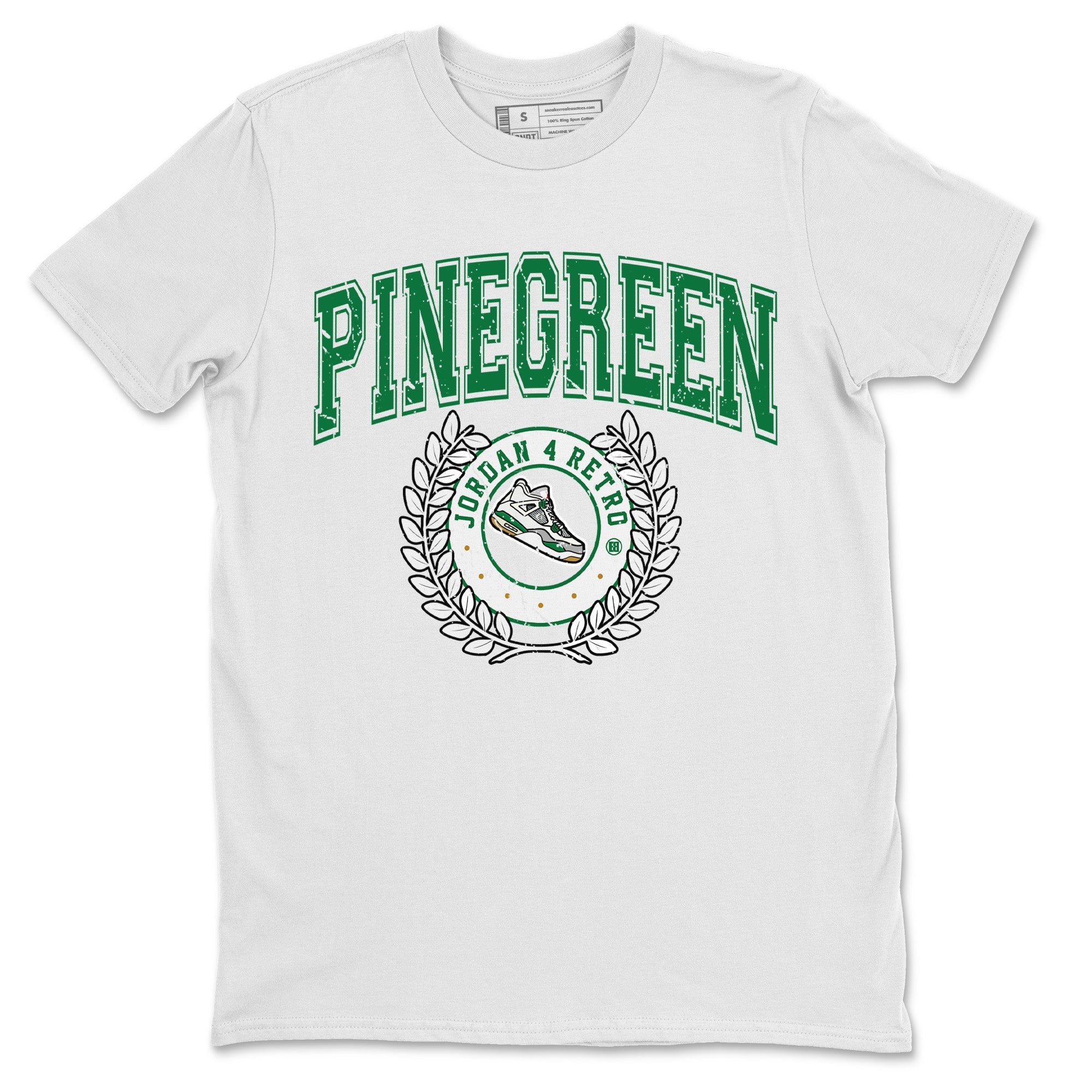 Air Jordan 4 Pine Green Sneaker Match Tees Sneaker Letter Streetwear Sneaker Shirt Nike SB Air Jordan 4 Pine Green Sneaker Release Tees Unisex Shirts White 2
