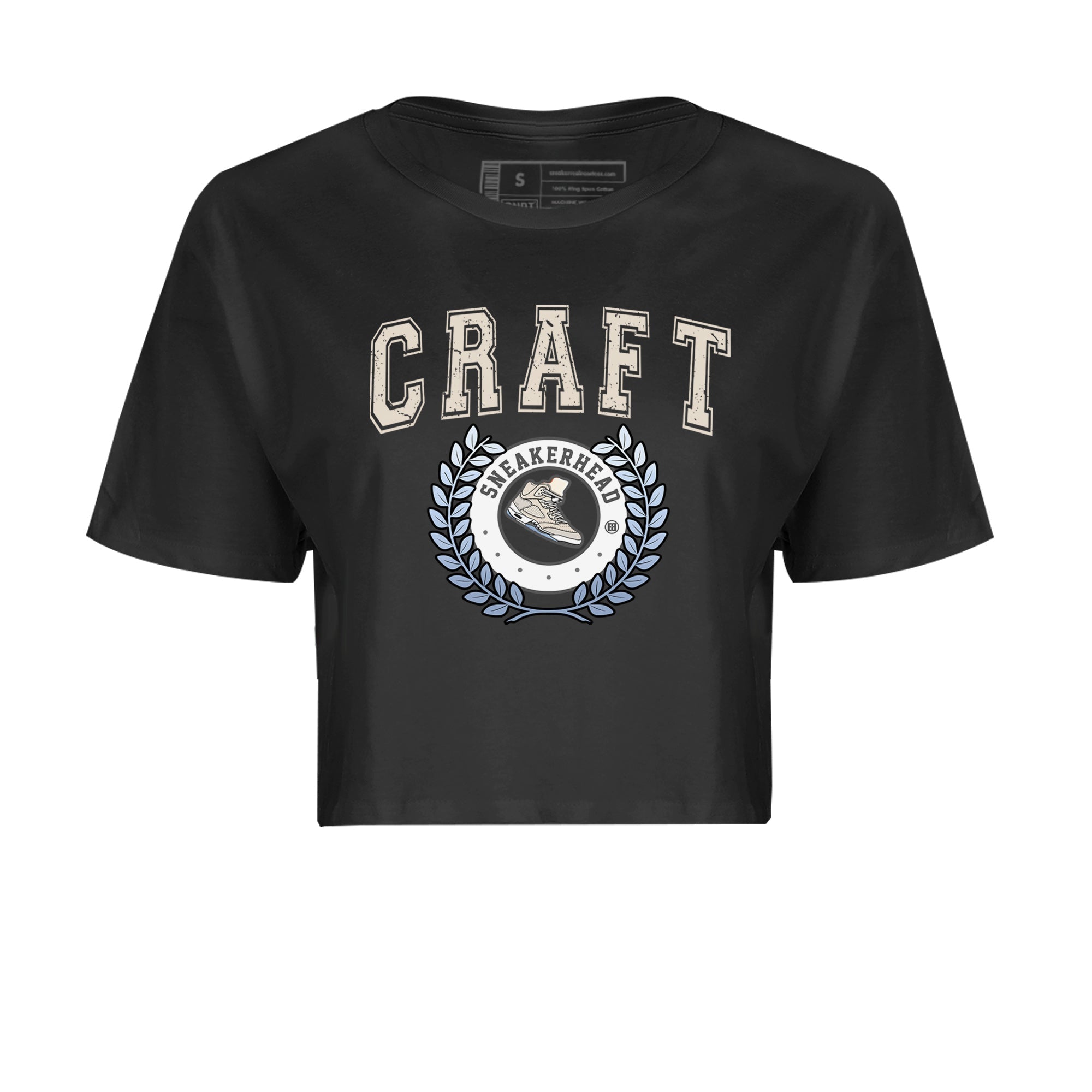 Air Jordan 5 Craft Sneaker Match Tees Sneaker Letter Streetwear Sneaker Shirt Air Jordan 5 Craft Shirt Women's Shirts Black 2