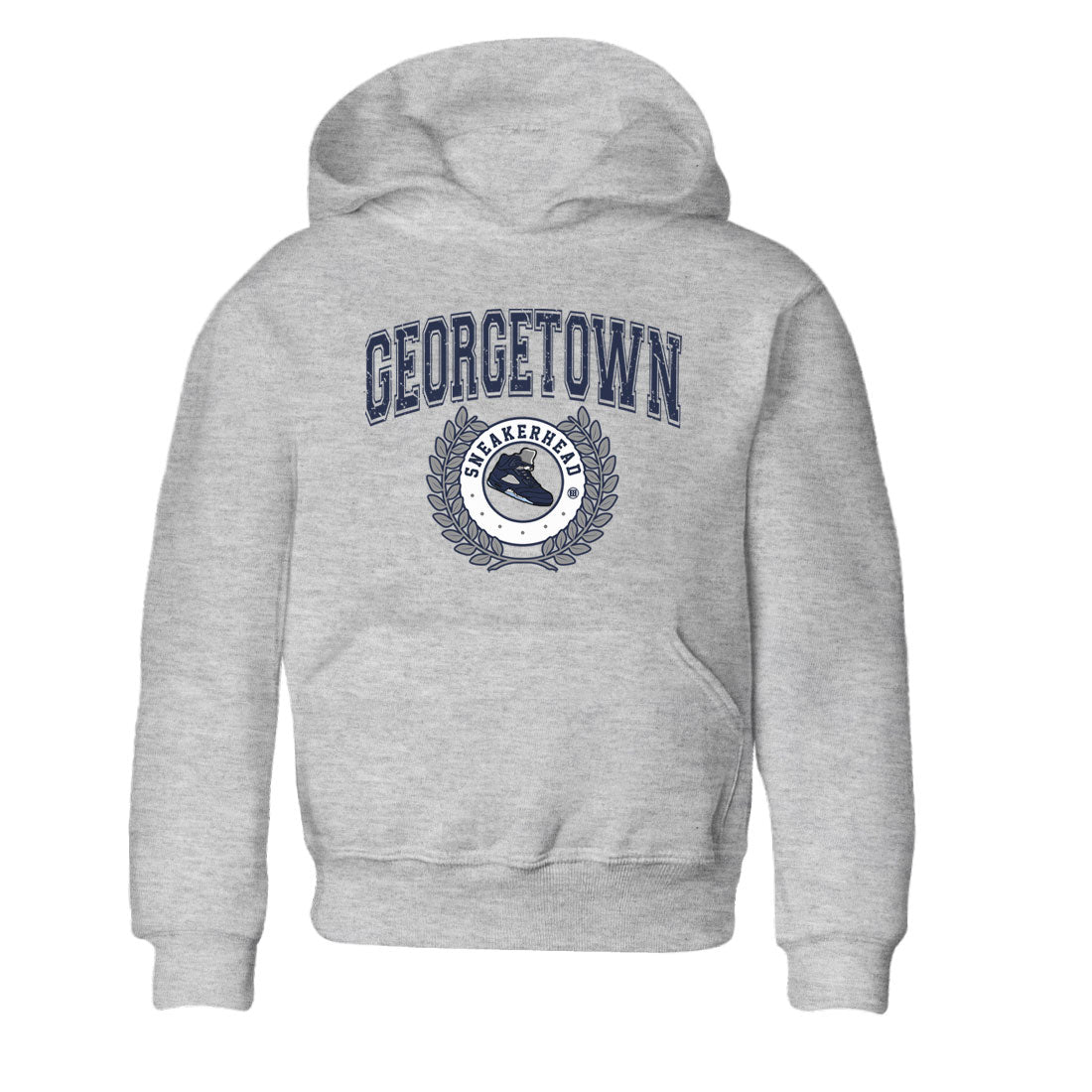 Air Jordan 5 Retro Georgetown shirt to match jordans Sneaker Letter Streetwear Sneaker Shirt AJ5 Georgetown Drip Gear Zone Sneaker Matching Clothing Baby Toddler Heather Grey 2 T-Shirt