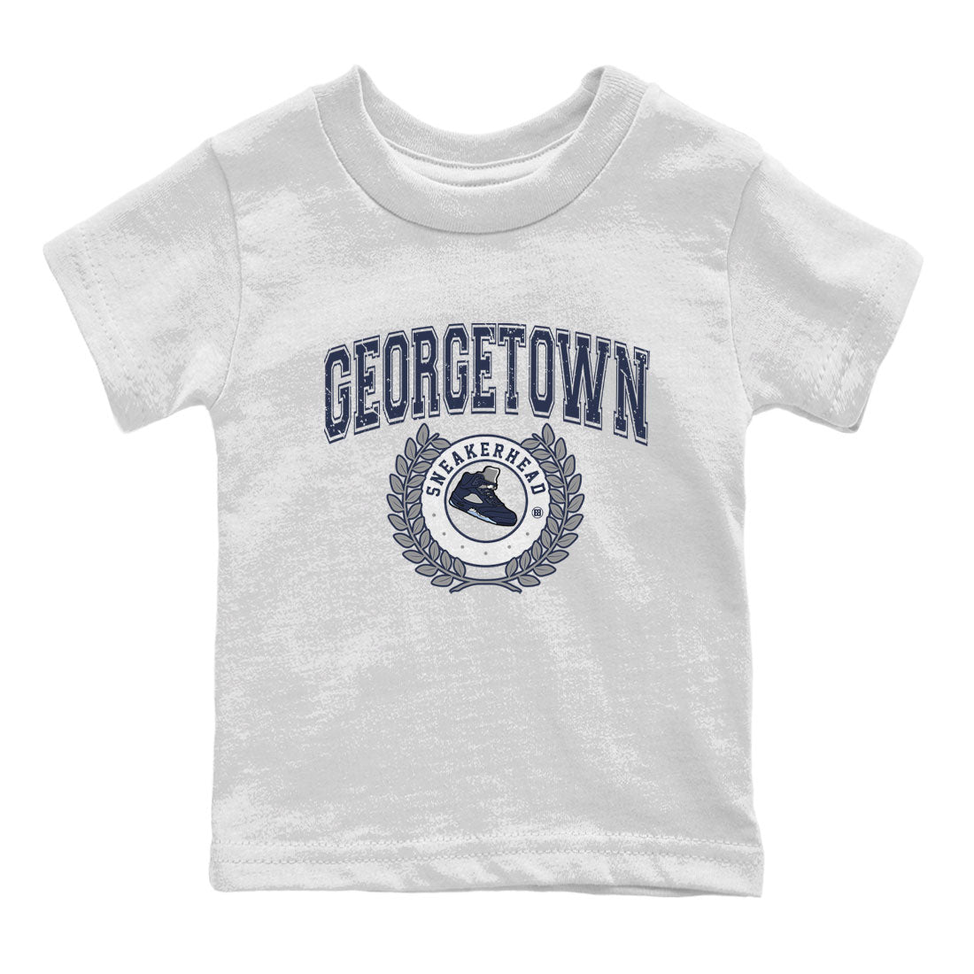 Air Jordan 5 Retro Georgetown shirt to match jordans Sneaker Letter Streetwear Sneaker Shirt AJ5 Georgetown Drip Gear Zone Sneaker Matching Clothing Baby Toddler White 2 T-Shirt
