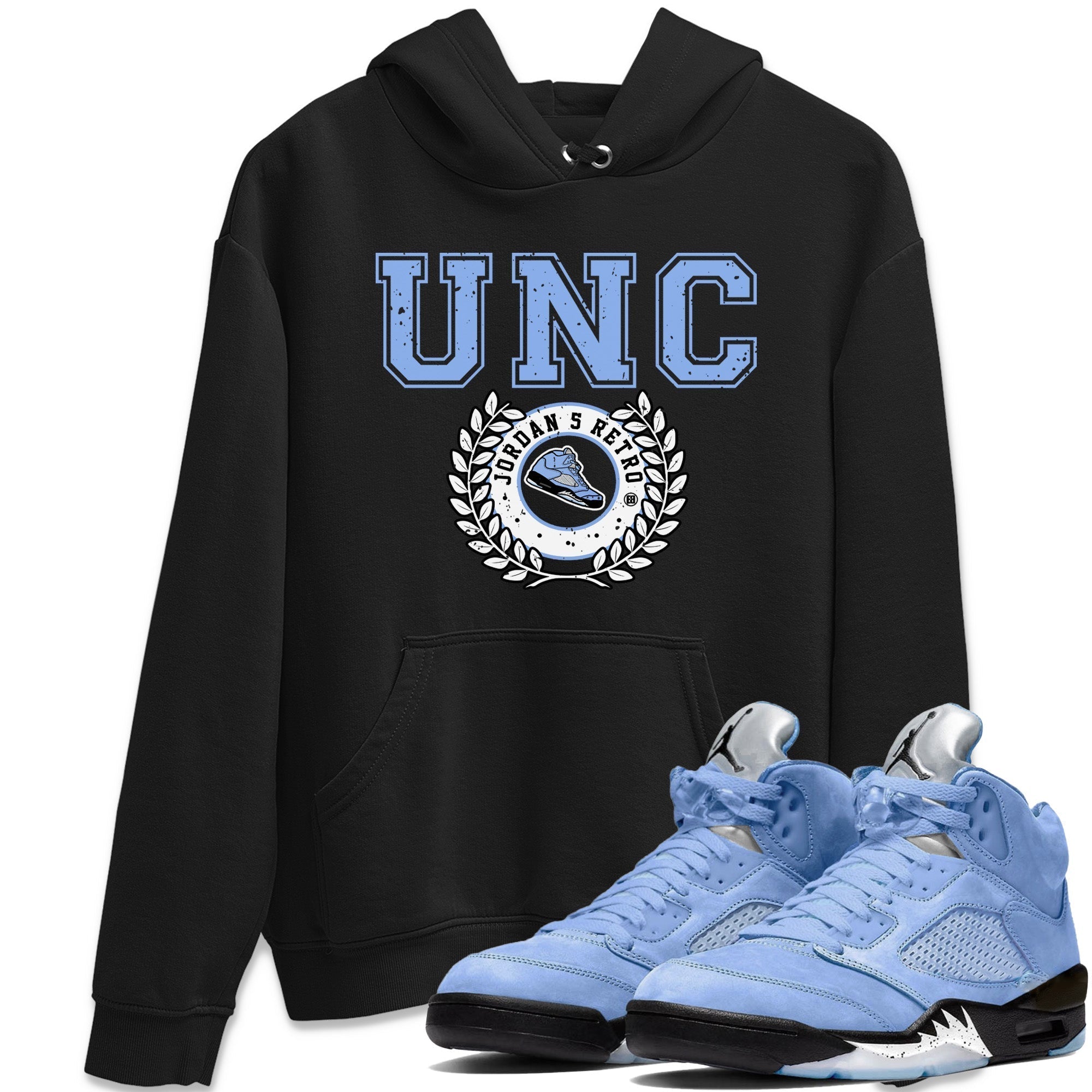 Jordan 5 UNC Shirt To Match Jordans Sneaker Letter Sneaker Tees Jordan 5 UNC Drip Gear Zone Sneaker Matching Clothing Unisex Shirts