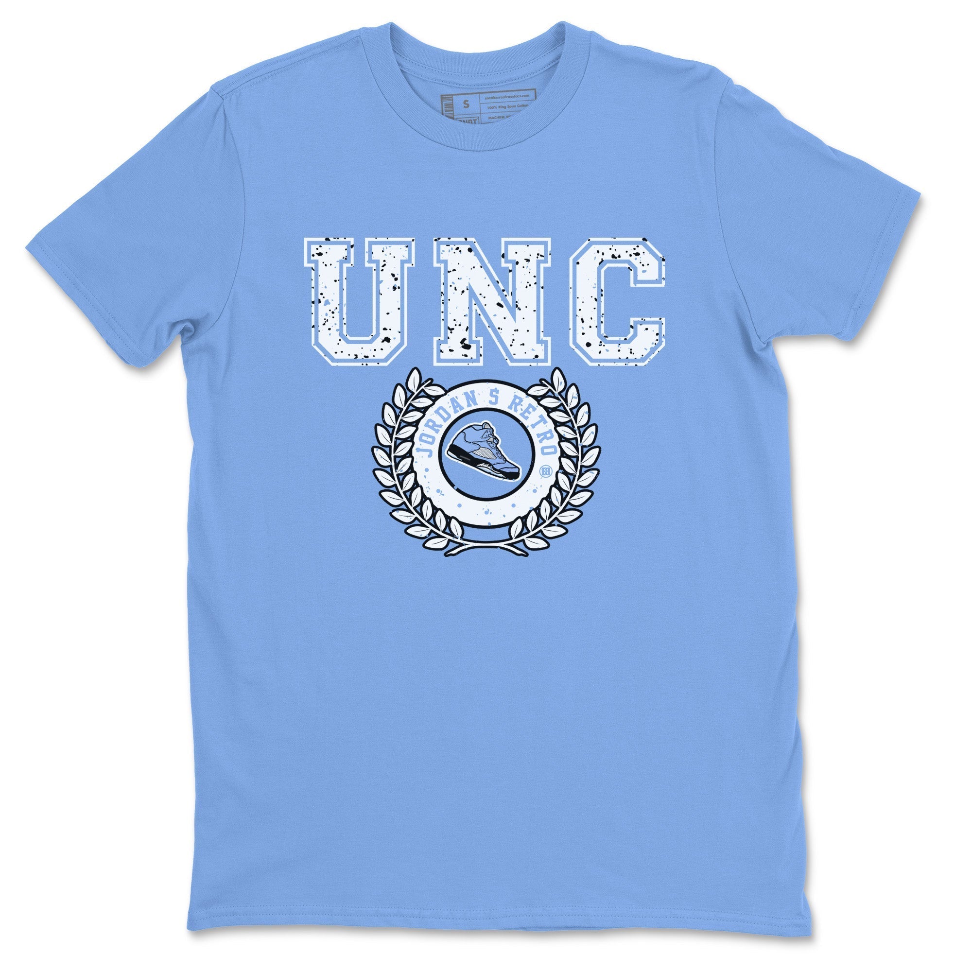 Jordan 5 UNC Shirt To Match Jordans Sneaker Letter Sneaker Tees Jordan 5 UNC Drip Gear Zone Sneaker Matching Clothing Unisex Shirts